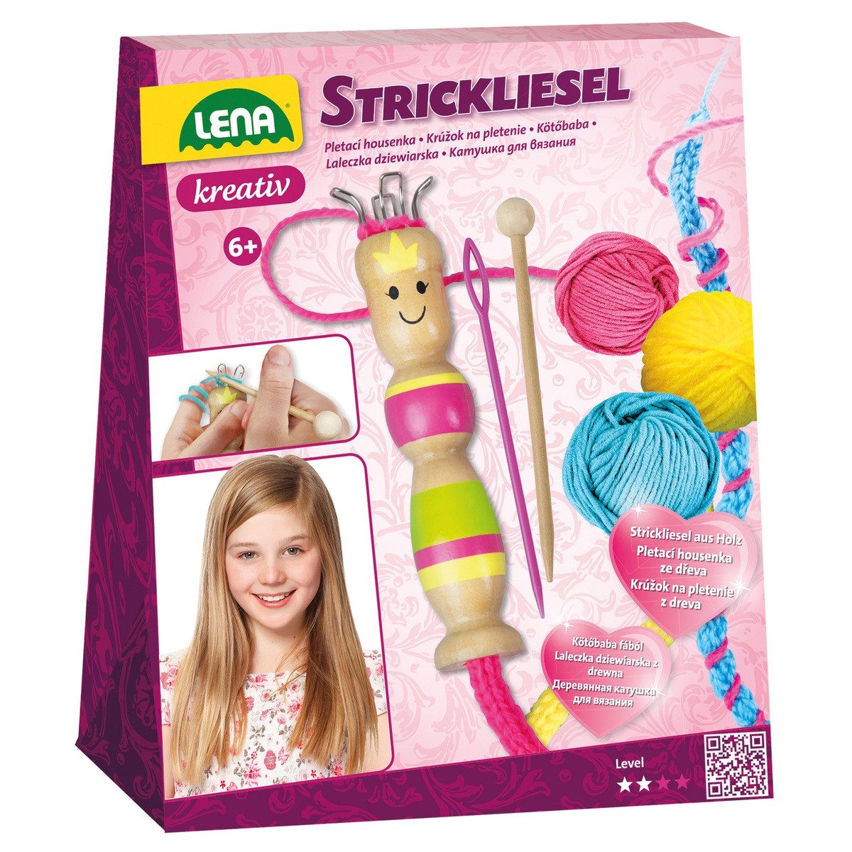 Lena® Kreativset LENA Bastelset Strickliesel