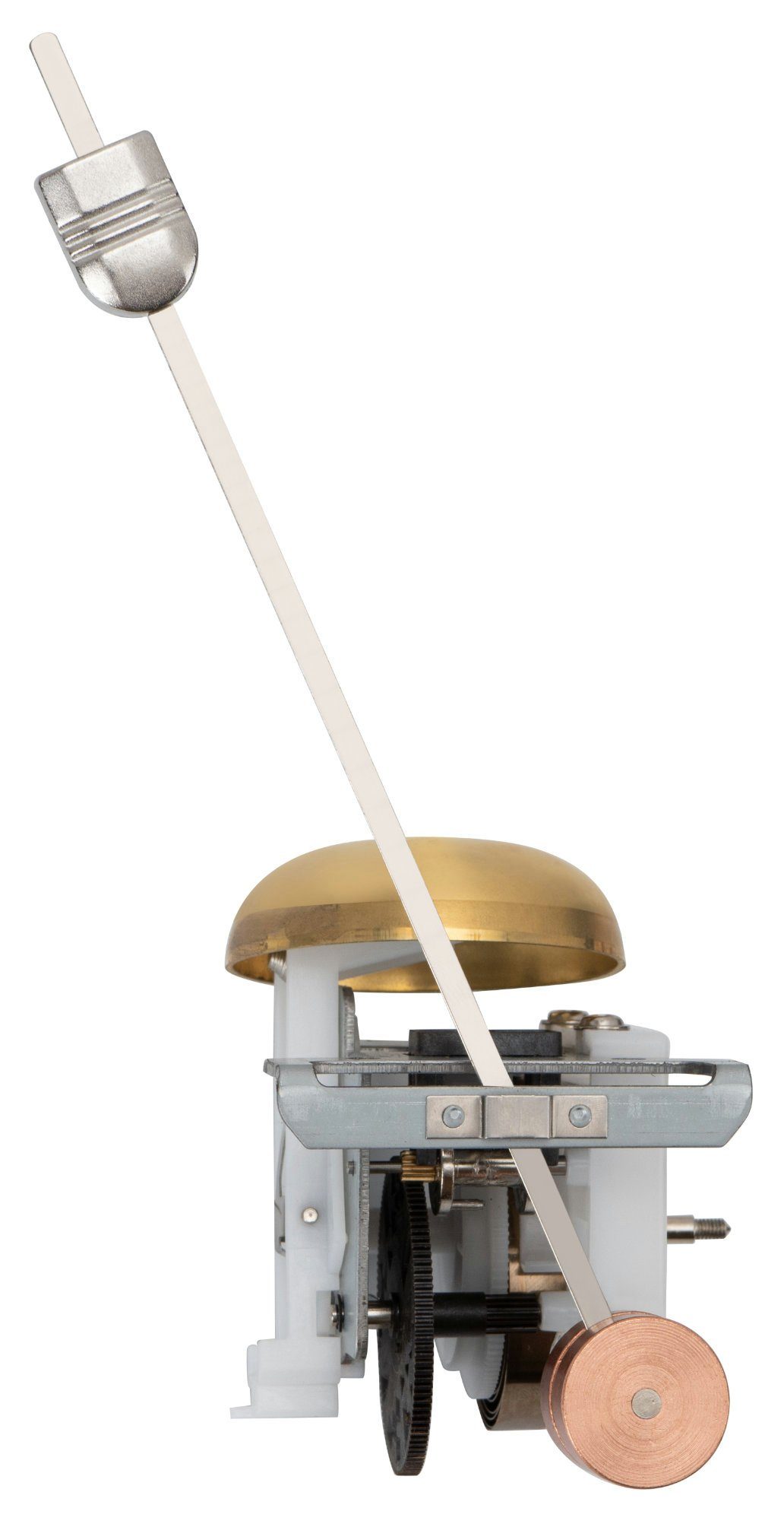 Steinmayer Metronom mit Glocke - 40-208 Schläge pro Minute, Mechanischer Taktgeber in Pyramidenform - 4 Taktarten – Bild 3 von 5