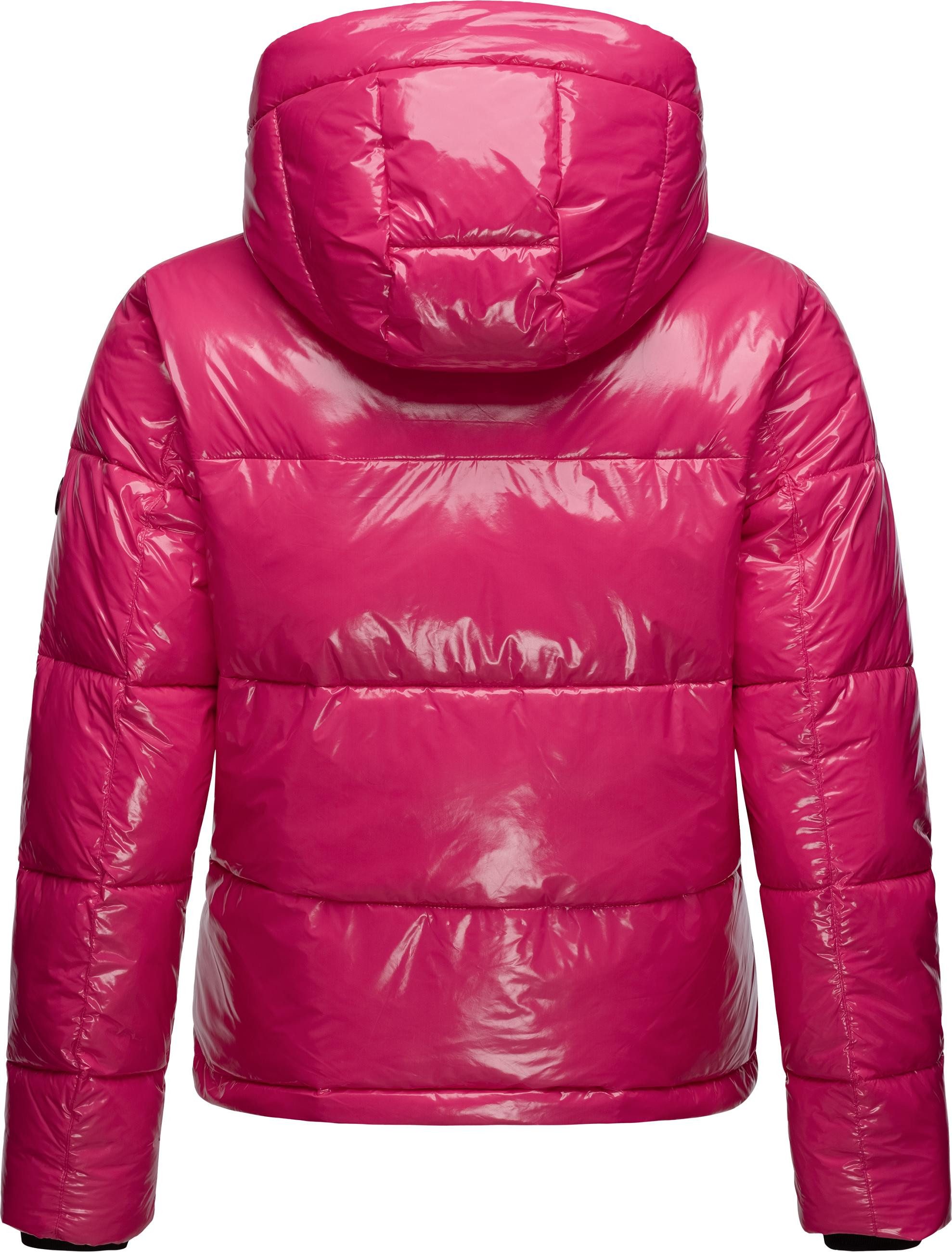 Ragwear Steppjacke Roobie super stylische, gänzende Damen Winterjacke