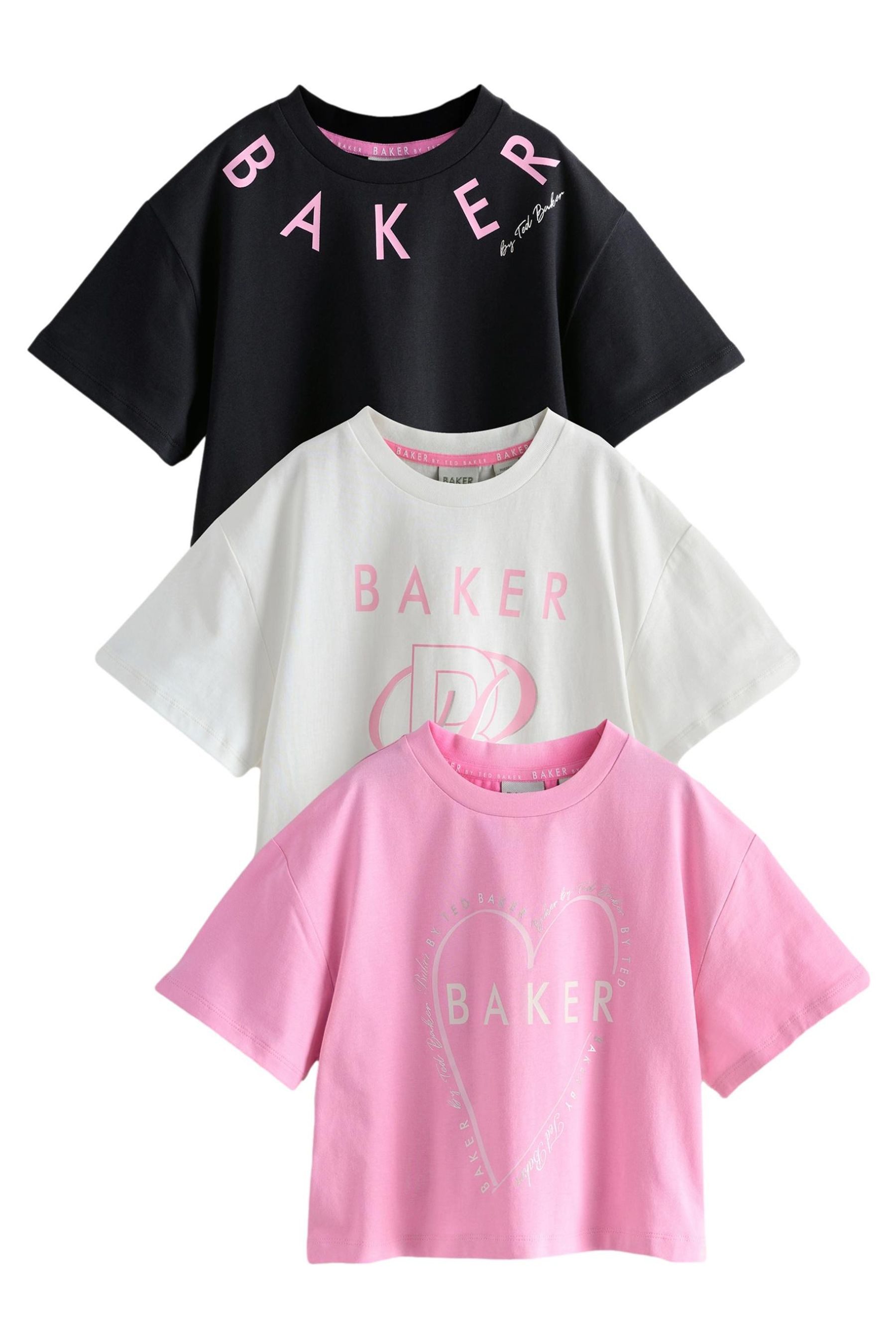 T-Shirt Baker by Ted Baker T-Shirt mit Grafik, 3er-Pack