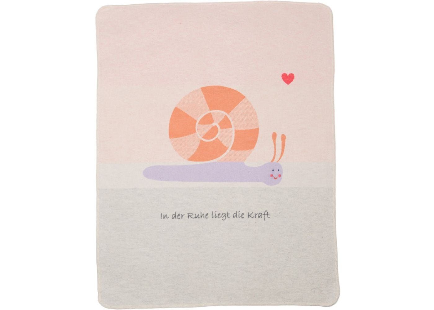 Babydecke Juwel mit Stick 'Schnecke' 70 günstig online kaufen