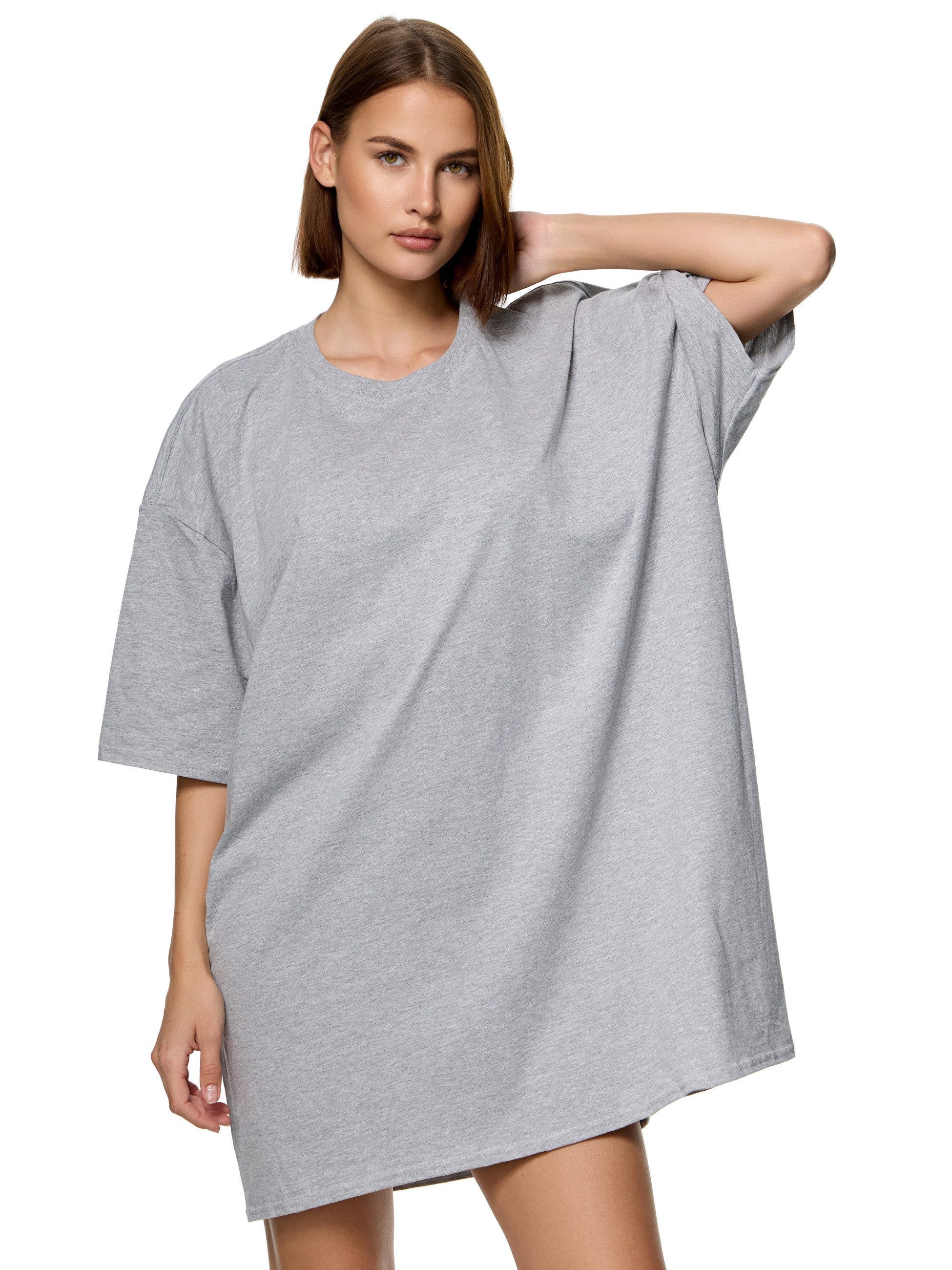 Worldclassca T-Shirt Worldclassca Oversized Print T-Shirt lang Tee Sommer Oberteil Good Things Are Coming Now – Bild 2 von 4