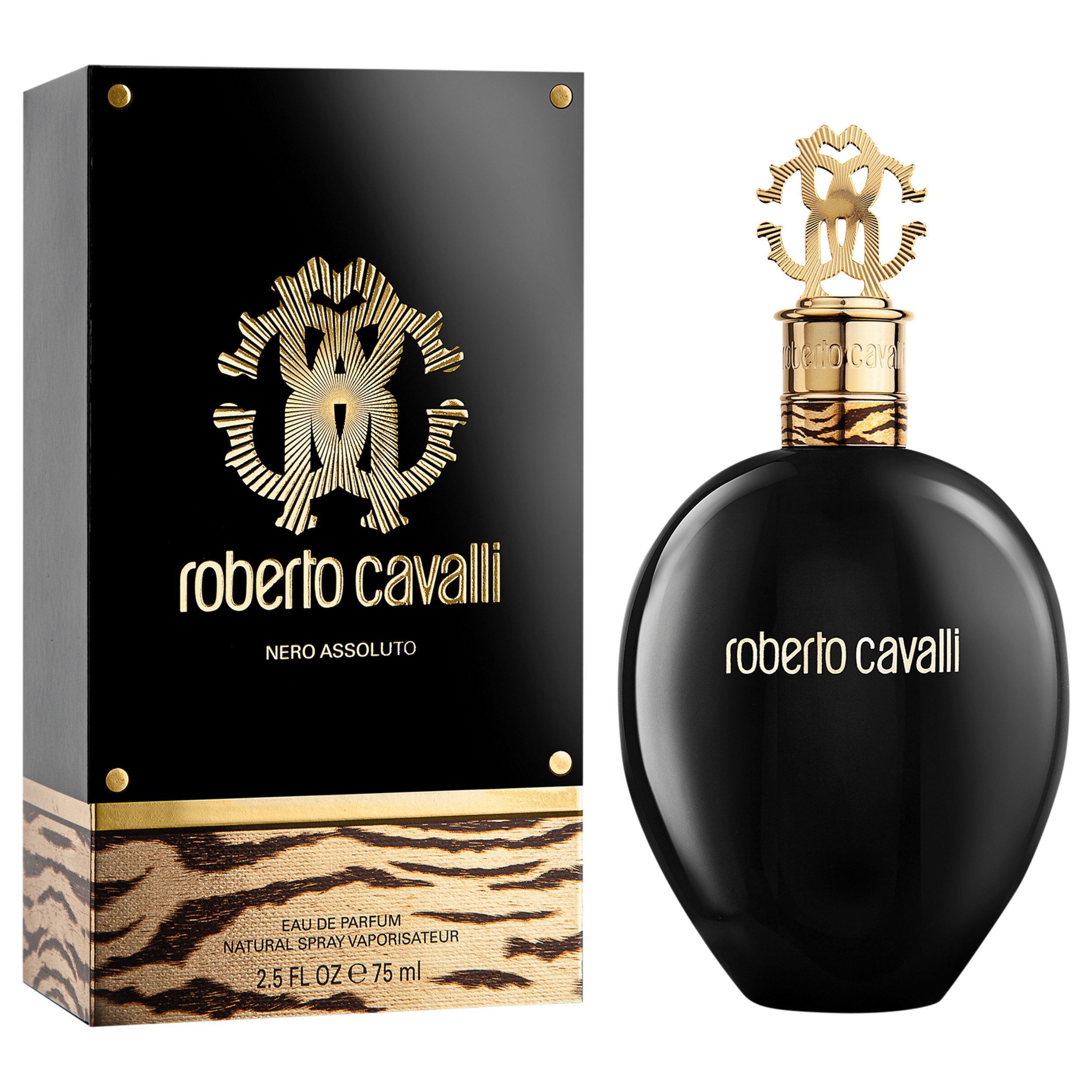 roberto cavalli Eau de Parfum SIGNATURE NERO ASSOLUTO WOMAN EDP, 1-tlg., mit holzigem Duftcharakter