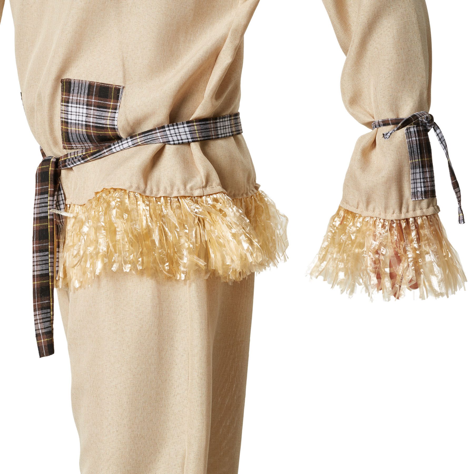 dressforfun Zauberer-Kostüm Herrenkostüm Freundliche Vogelscheuche, Vierteiliges Set im authentischen Vogelscheuchen-Look