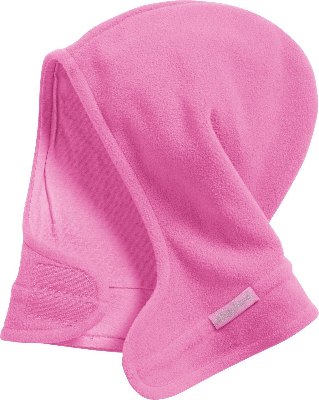 Klettverschluß mit Playshoes Schlupfmütze pink Fleece-Schalmütze