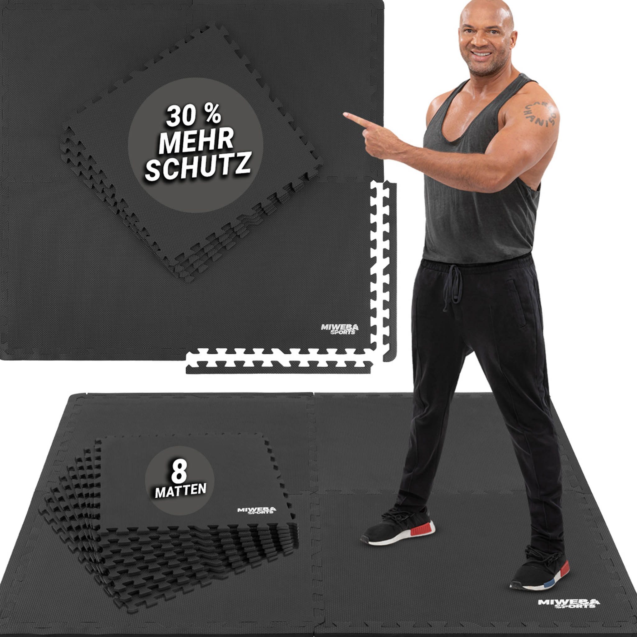 Miweba Sports Bodenschutzmatte BS100 - BS50 Puzzlematte - Premium Trainings günstig online kaufen