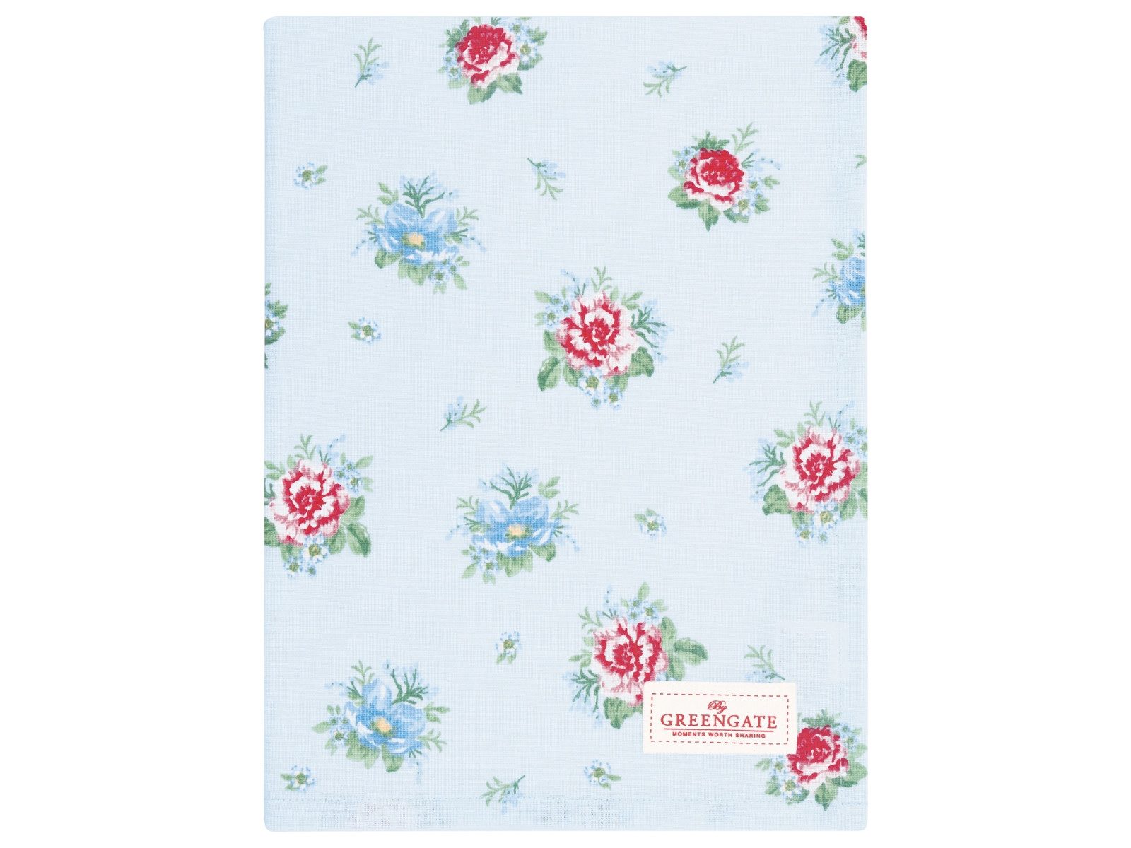 Greengate Geschirrtuch Alivia Geschirrtuch pale blue 70x50cm
