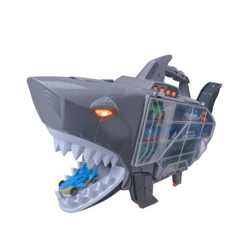 HTI Spielzeug-Auto Teamsterz Robo Shark Hai Transporter mit Missile Launcher, inkl. Beast Machines Rennautos, Haien, Booten und Missiles