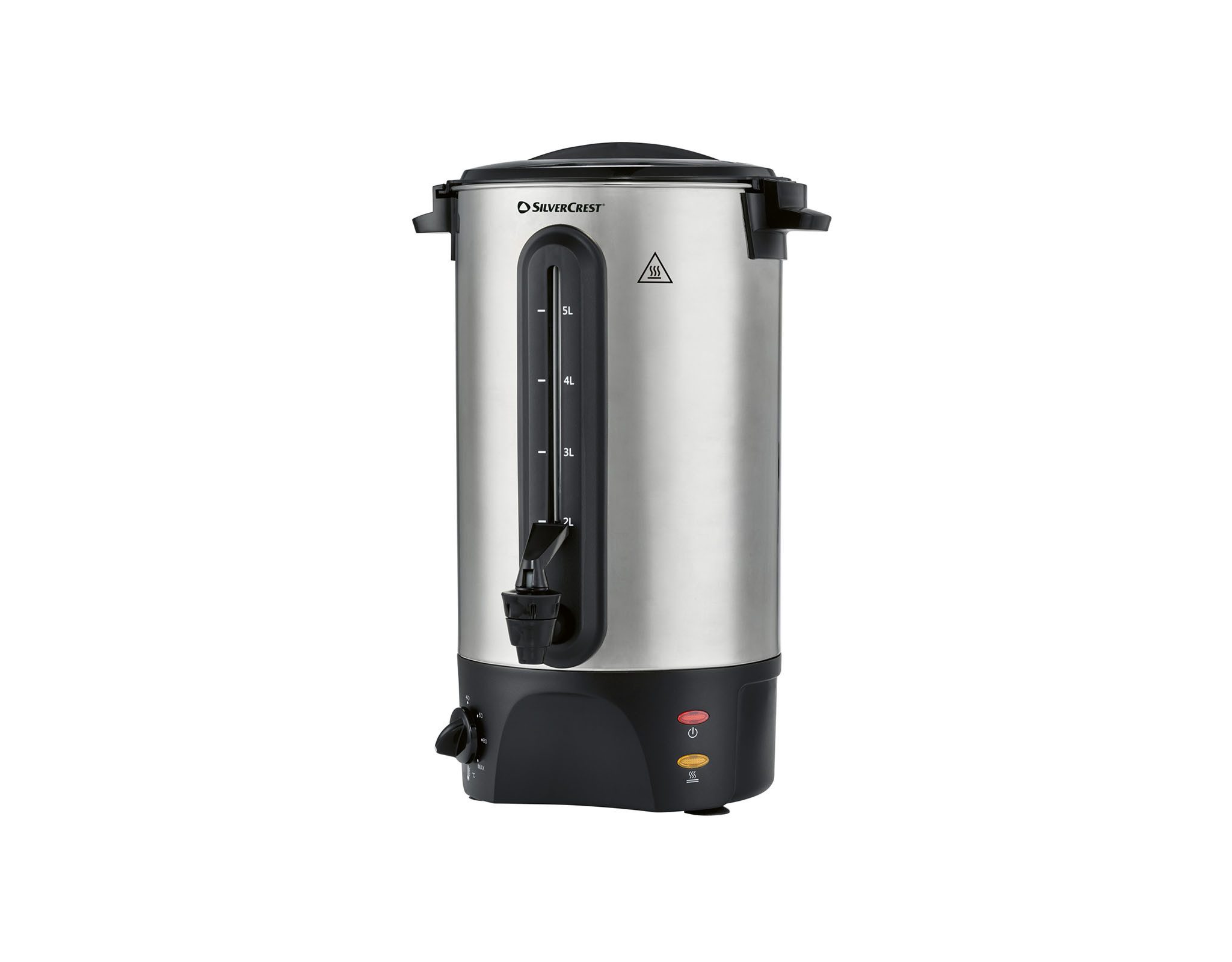 SilverCrest Heißgetränke- und Glühweinautomat Silvercrest Heißgetränkeautomat Glühwein Tee Wasser SHGA 1300 6,6Liter
