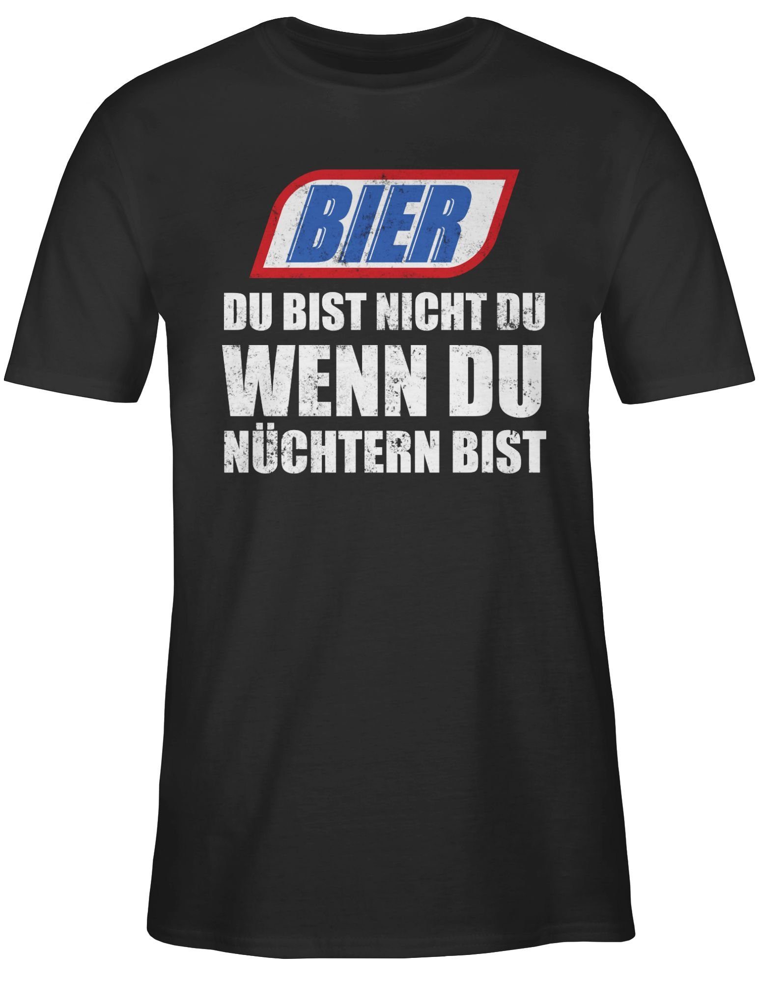 T-Shirt Bier Du bist nicht du wenn du nüchtern bist Vintage