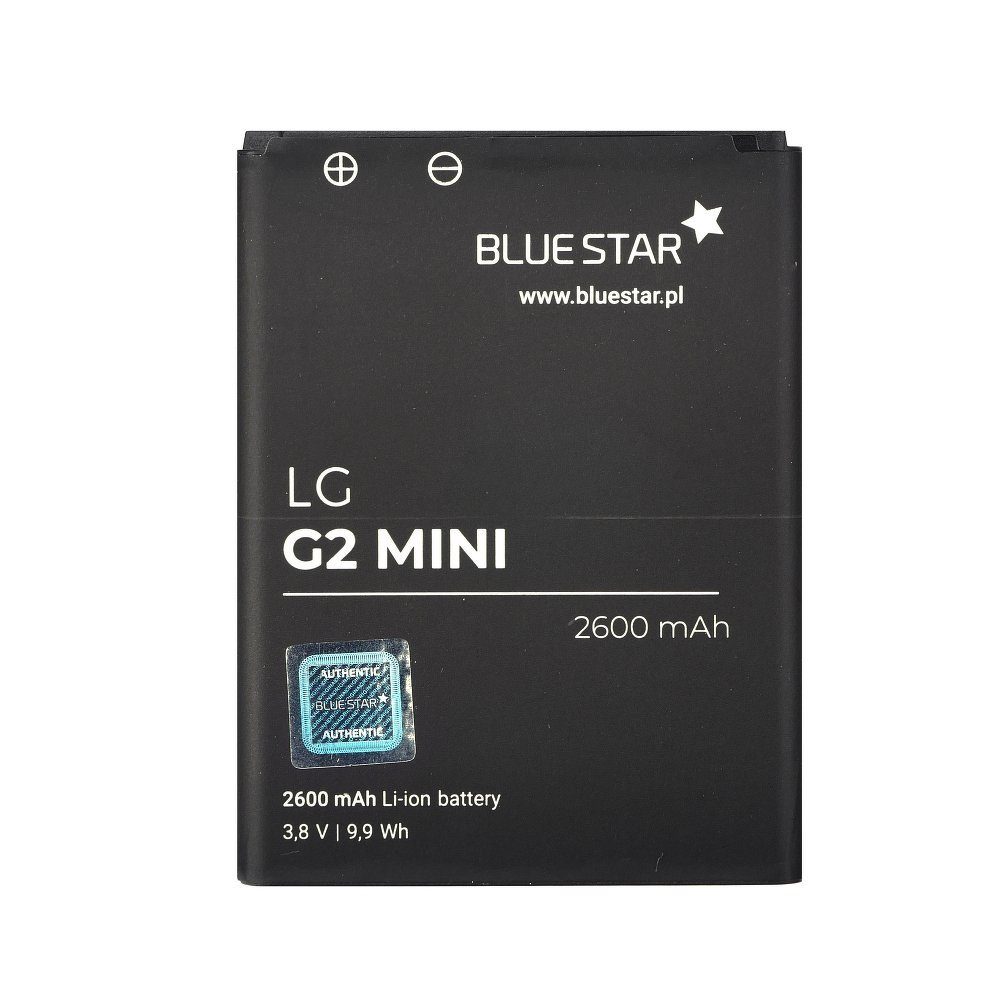 BlueStar Akku Ersatz kompatibel mit LG G2 Mini 2600mAh 3,8V Li-lon Austausch Batterie Accu BL-59UH D620 D620R Smartphone-Akku