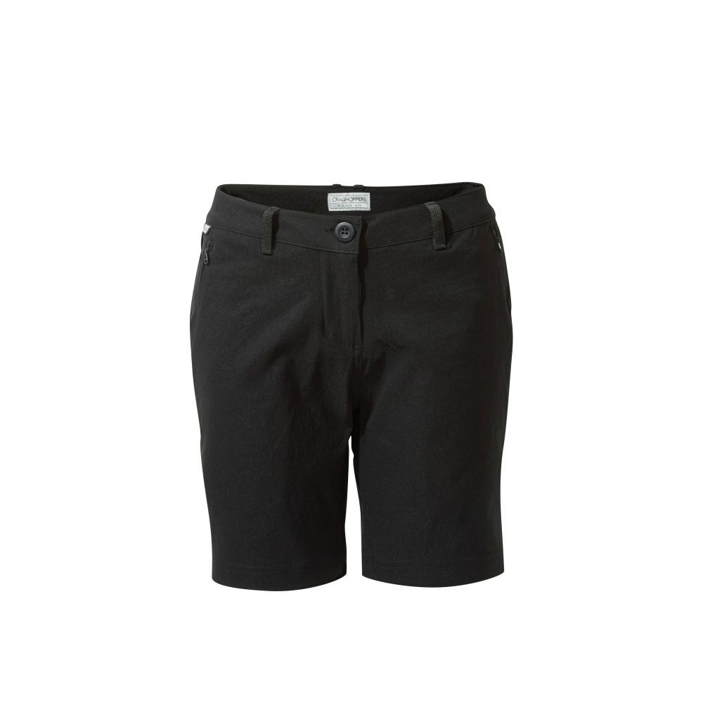 Craghoppers Trainingstights Craghoppers - Kiwi Pro III Damen Shorts (18cm) kurze Hose, schwarz