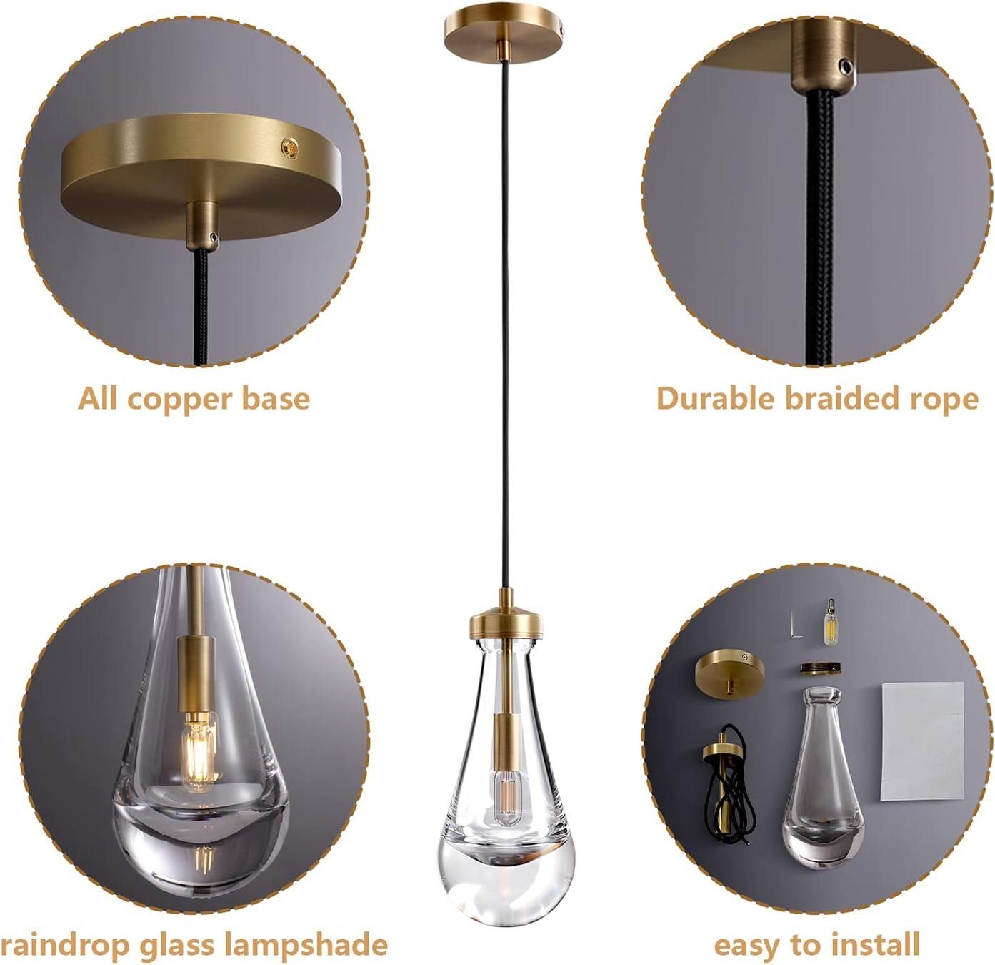 Kronleuchter für Glühbirne E14-Lampe 3-8 Gold DOPWii Schlafzimmer,Keine für Leuchter,Fassung
