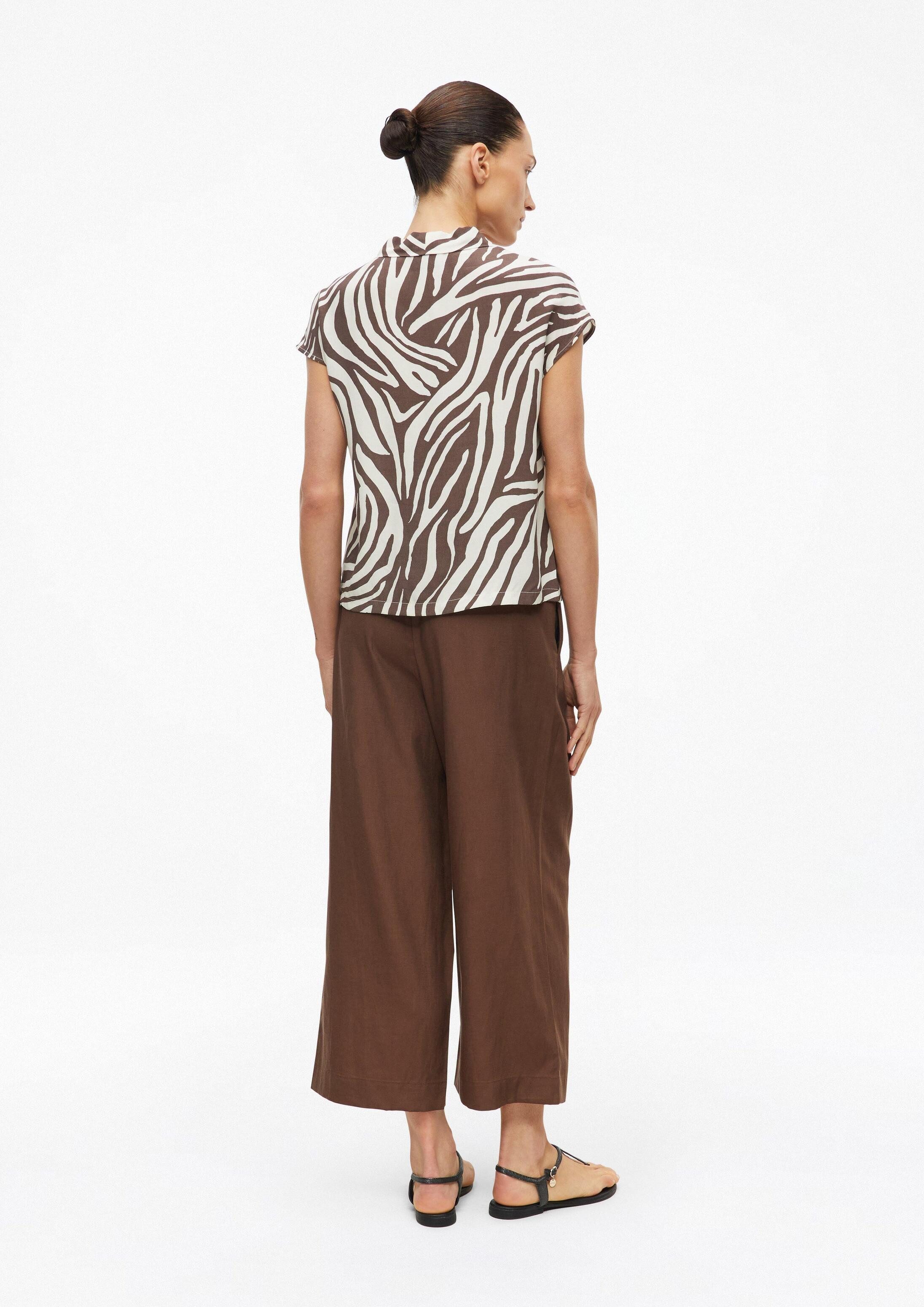 s.Oliver Blusentop Bluse Ärmellose Viskose-Bluse mit V-Ausschnitt
