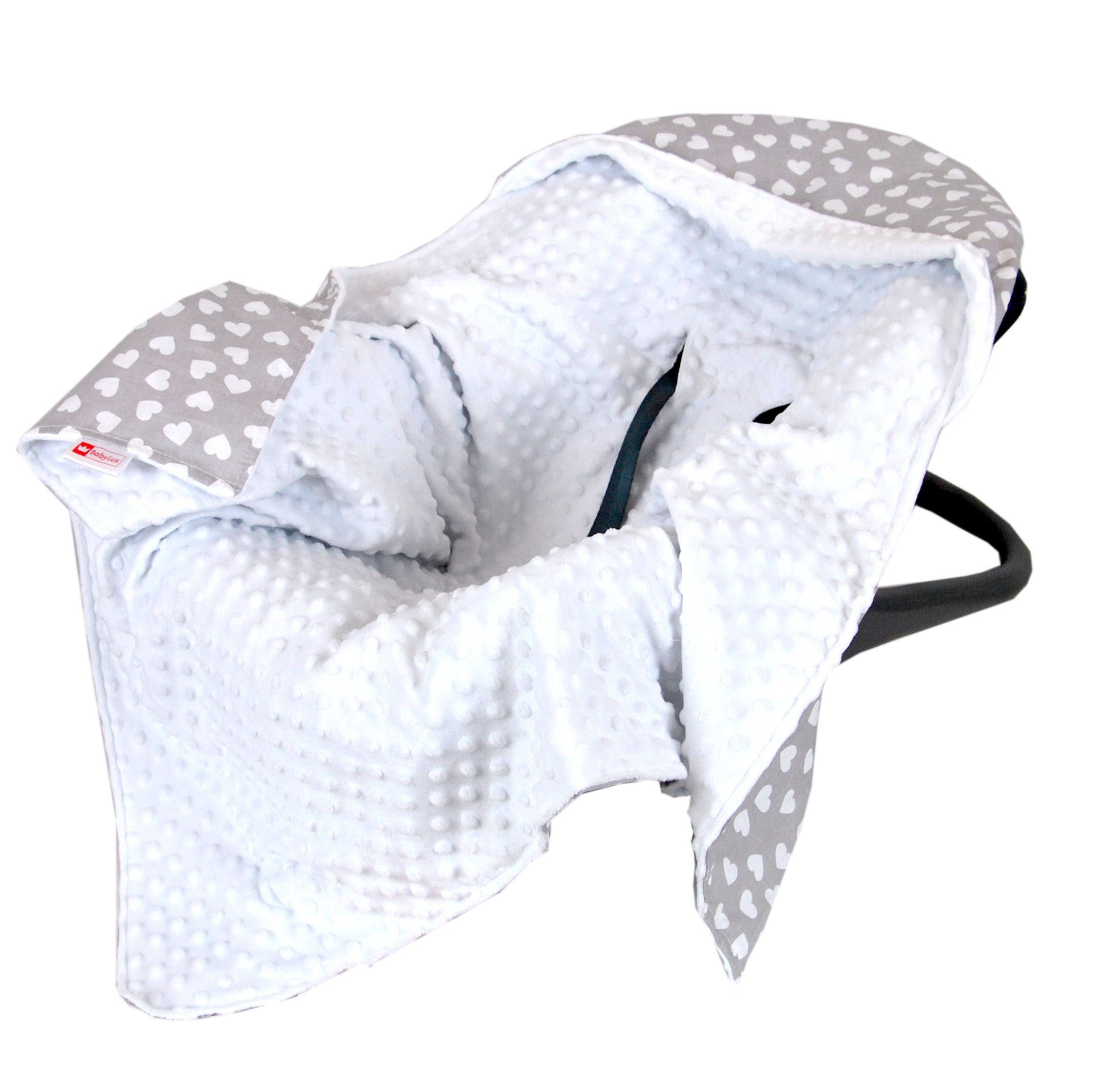 Einschlagdecke BabyLux Baby EINSCHLAGDECKE Babyschale 90x90 cm Autositz Decke