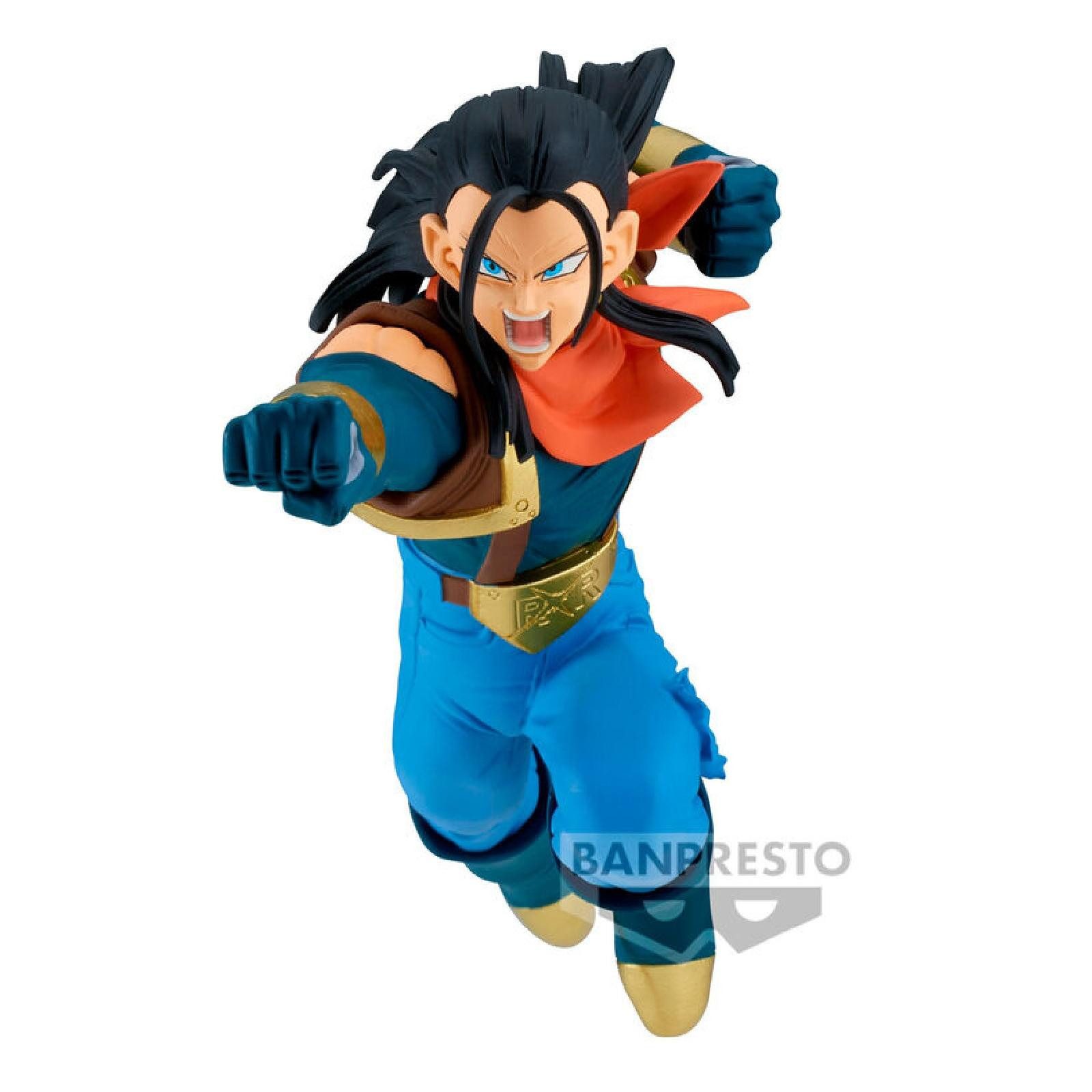Banpresto Sammelfigur Dragon Ball GT Super 17 vs SSGSS Gogeta Match Makers Figur 9cm