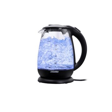 Mesko Wasserkocher MS 1263, 2200 Watt, 1,7 Liter, aus Glas, Kontrollleuchte