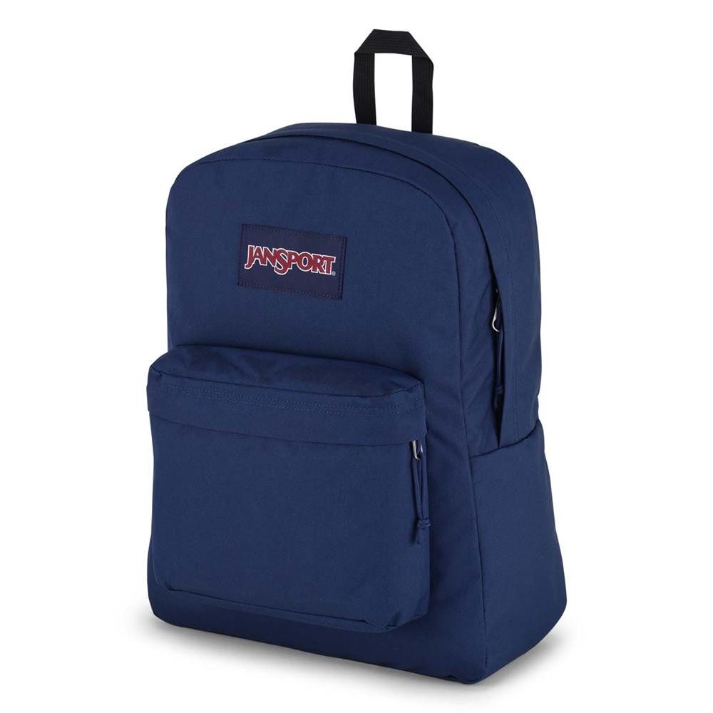 Jansport Tagesrucksack SuperBreak Plus Rucksack 26 L mit 15-Zoll-Laptopfach & Flaschenfach (Rucksack, 1 SuperBreak Plus Rucksack), 15-Zoll-Laptopfach, Flaschentasche, Organizer, gepolstert