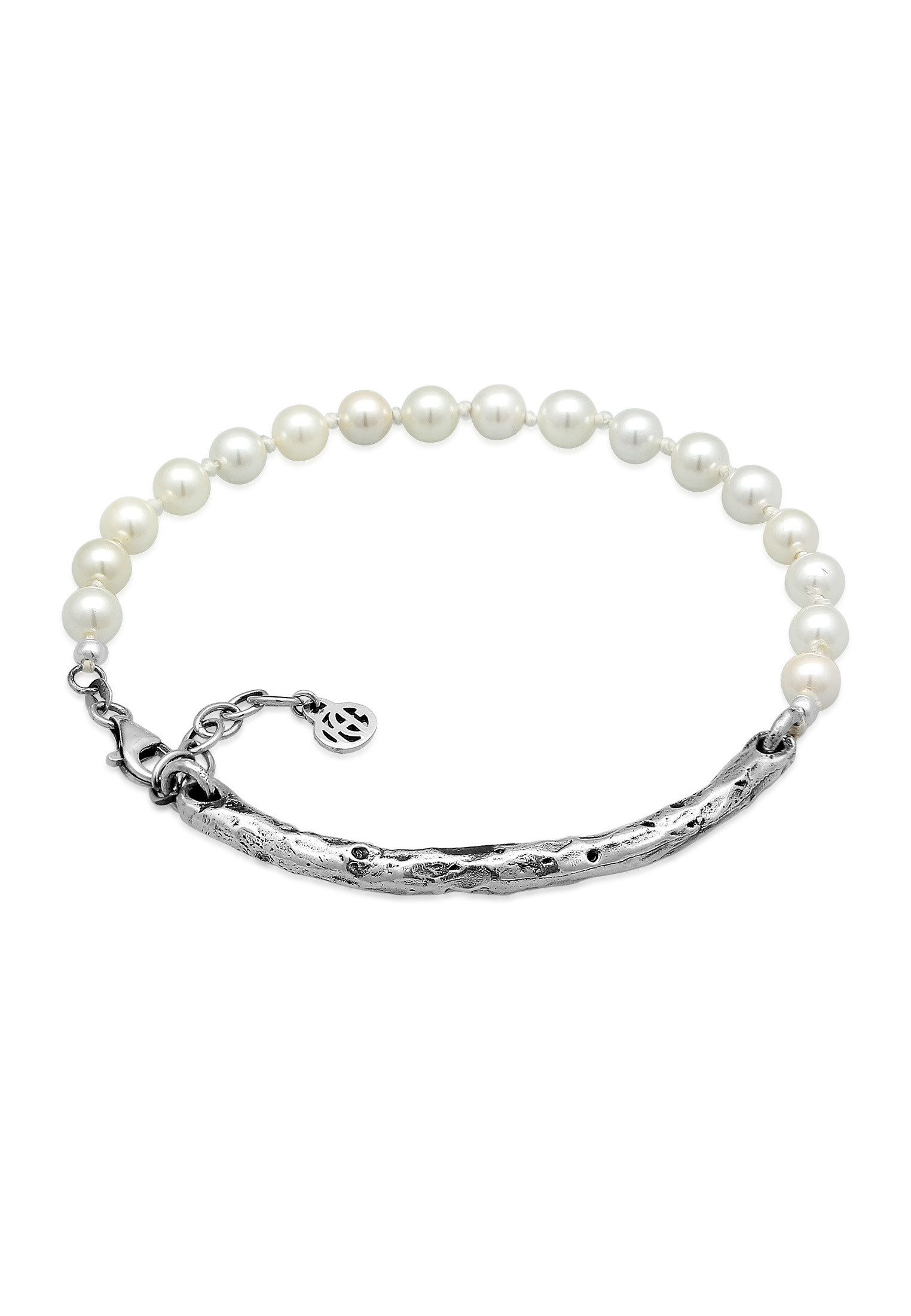 Silberarmband Perlenarmband Armreif Elegant 925 Silber