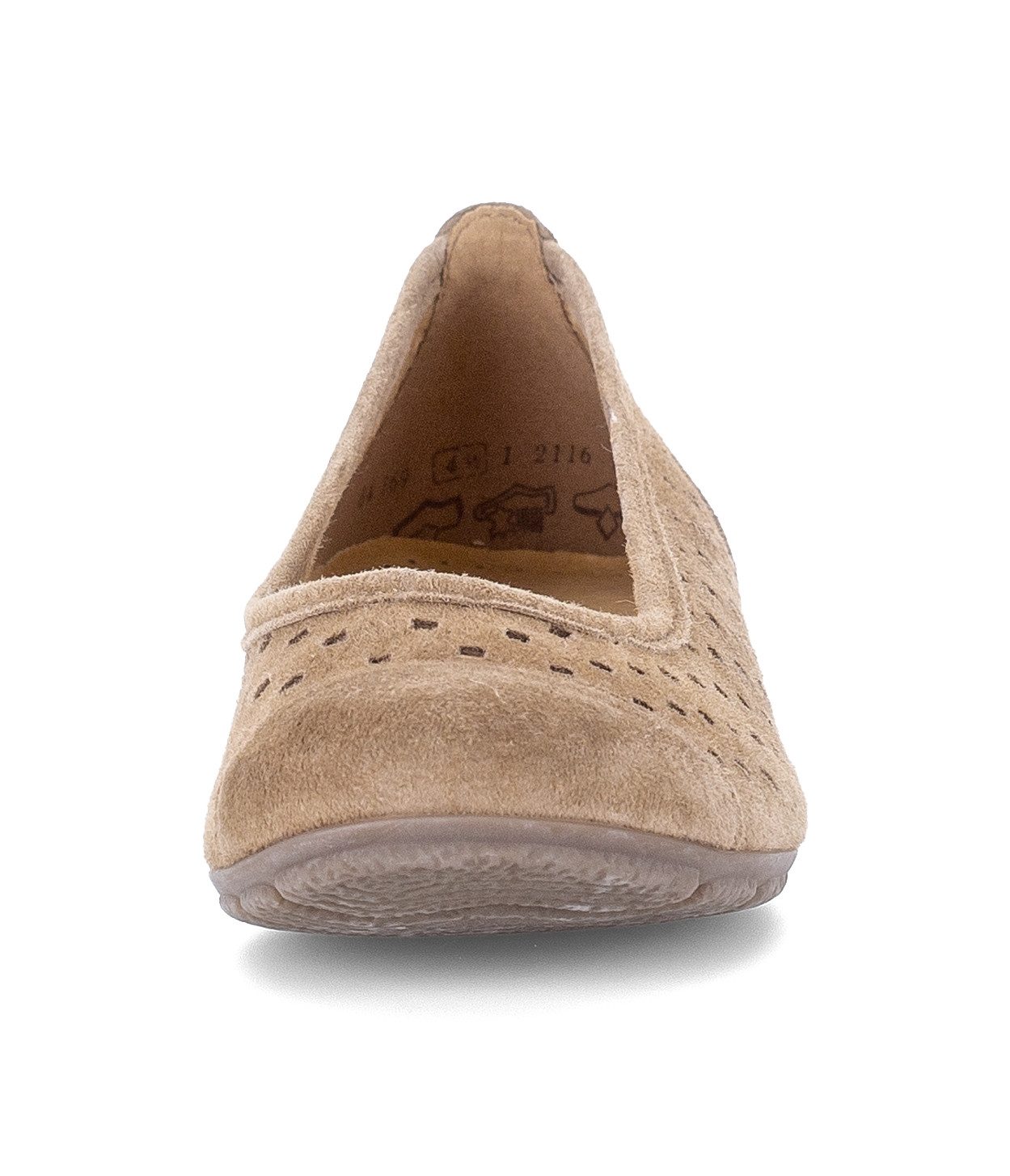 Gabor Ballerina Komfortschuh, Schlupfschuh mit sommlicher Lochung