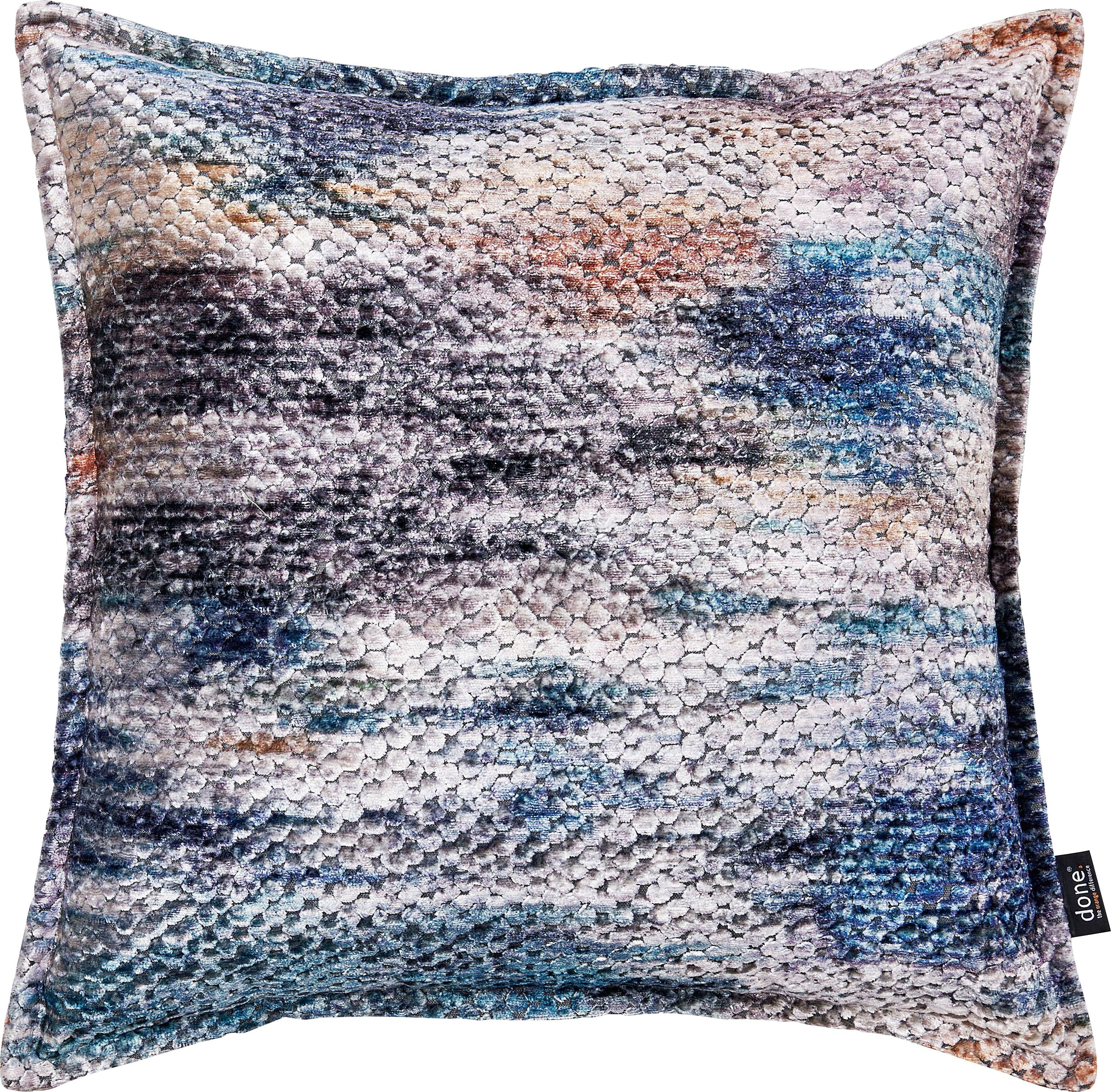 done. Dekokissen "Glam Colour" Reißverschluss, Ohne Füllung, meliert günstig online kaufen