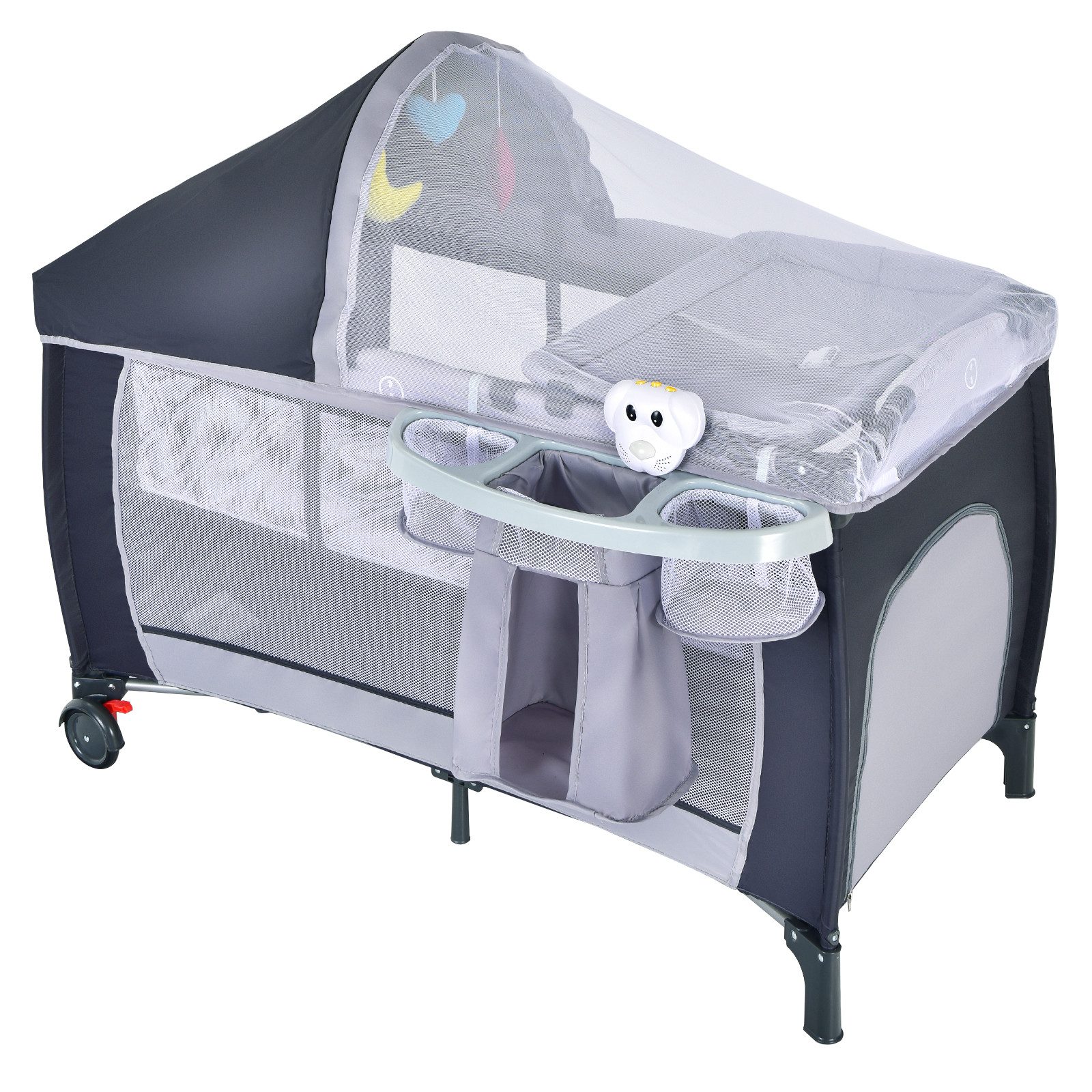 COSTWAY Baby-Reisebett 4 in 1 Kinderbett, günstig online kaufen