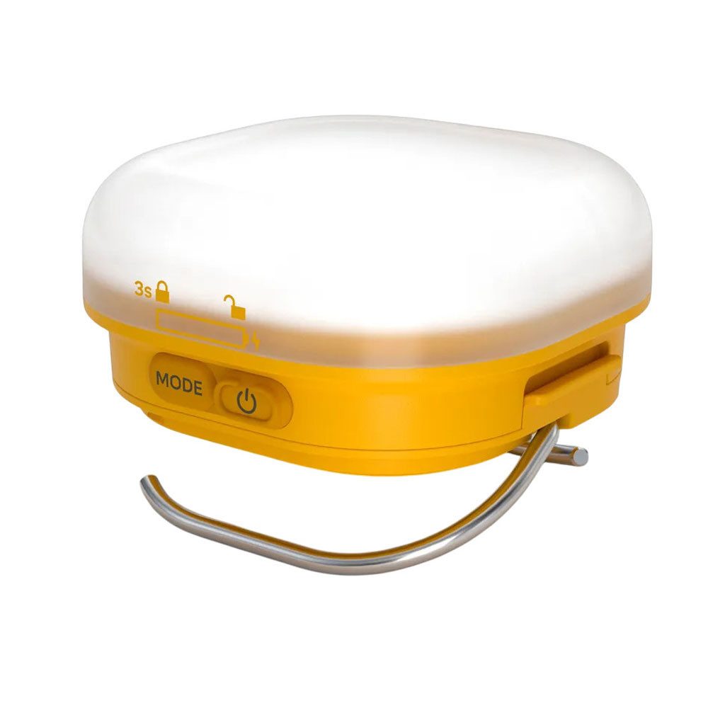 Silva Gartenleuchte Glow Recharge LED Campinglampe 350 Lumen - Gelb, warmweiß, kaltweiß, kompakt, einstellbare Lichtfarbe, verschiedene Modi