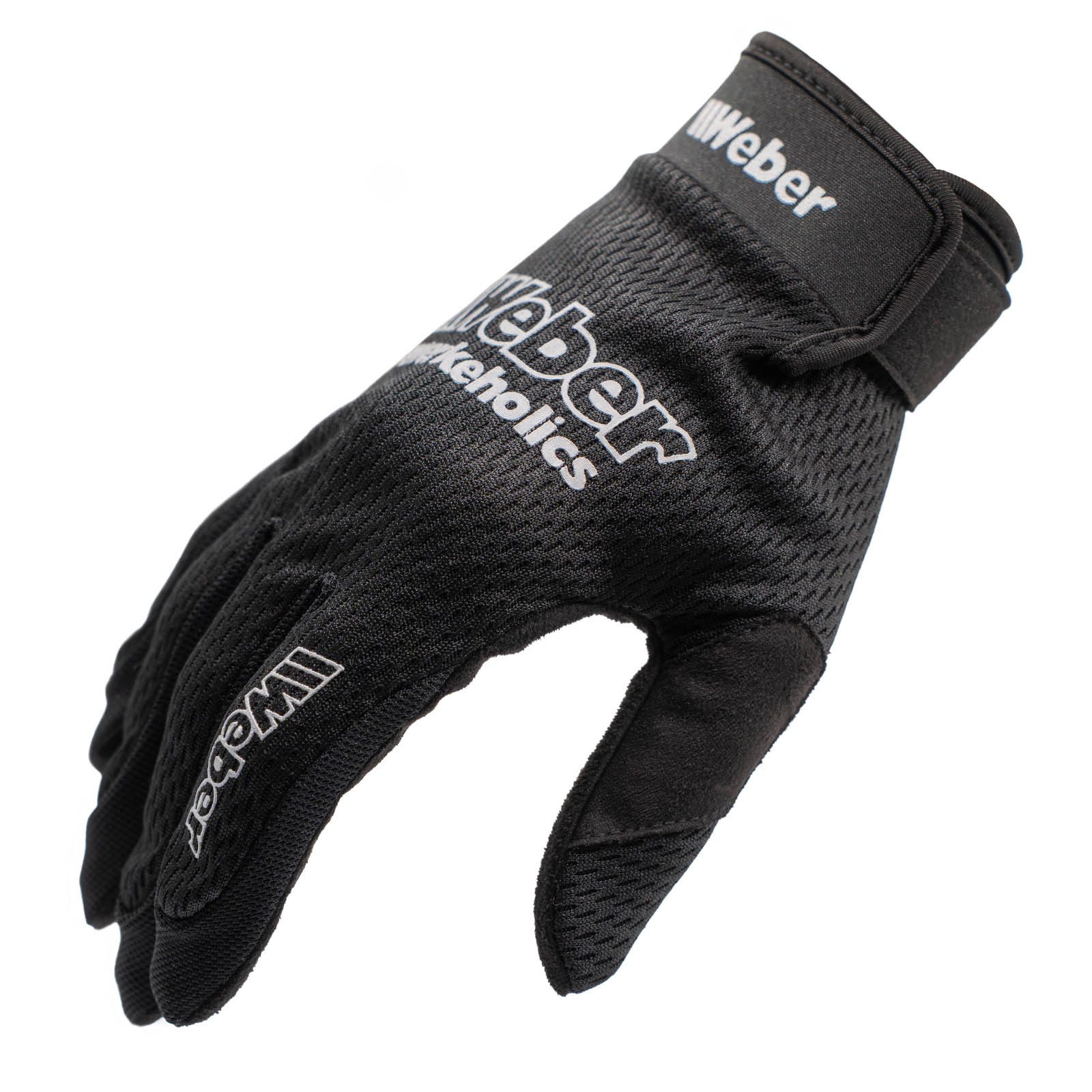 Weber GmbH Fahrradhandschuhe Ultra Lite Motorrad & Fahrrad Handschuhe schwarz mit hervorragendem Grip, ultra-leicht und luftdurchlässig