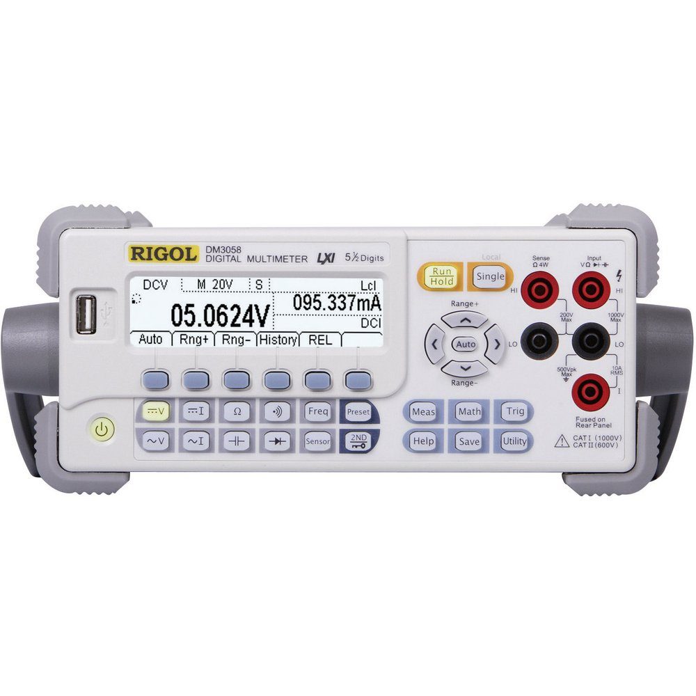 Spannungsprüfer Rigol DM3058 Tisch-Multimeter digital CAT II 300 V Anzeige (Counts):