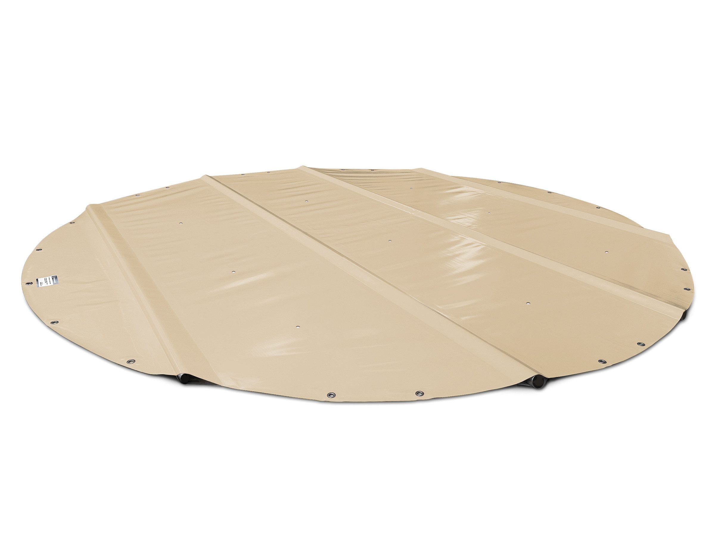 SafeDeluxe Pool-Abdeckplane Runde Poolplane Poolabdeckung Stangenabdeckung ohne Stangen, aus LKW Plane