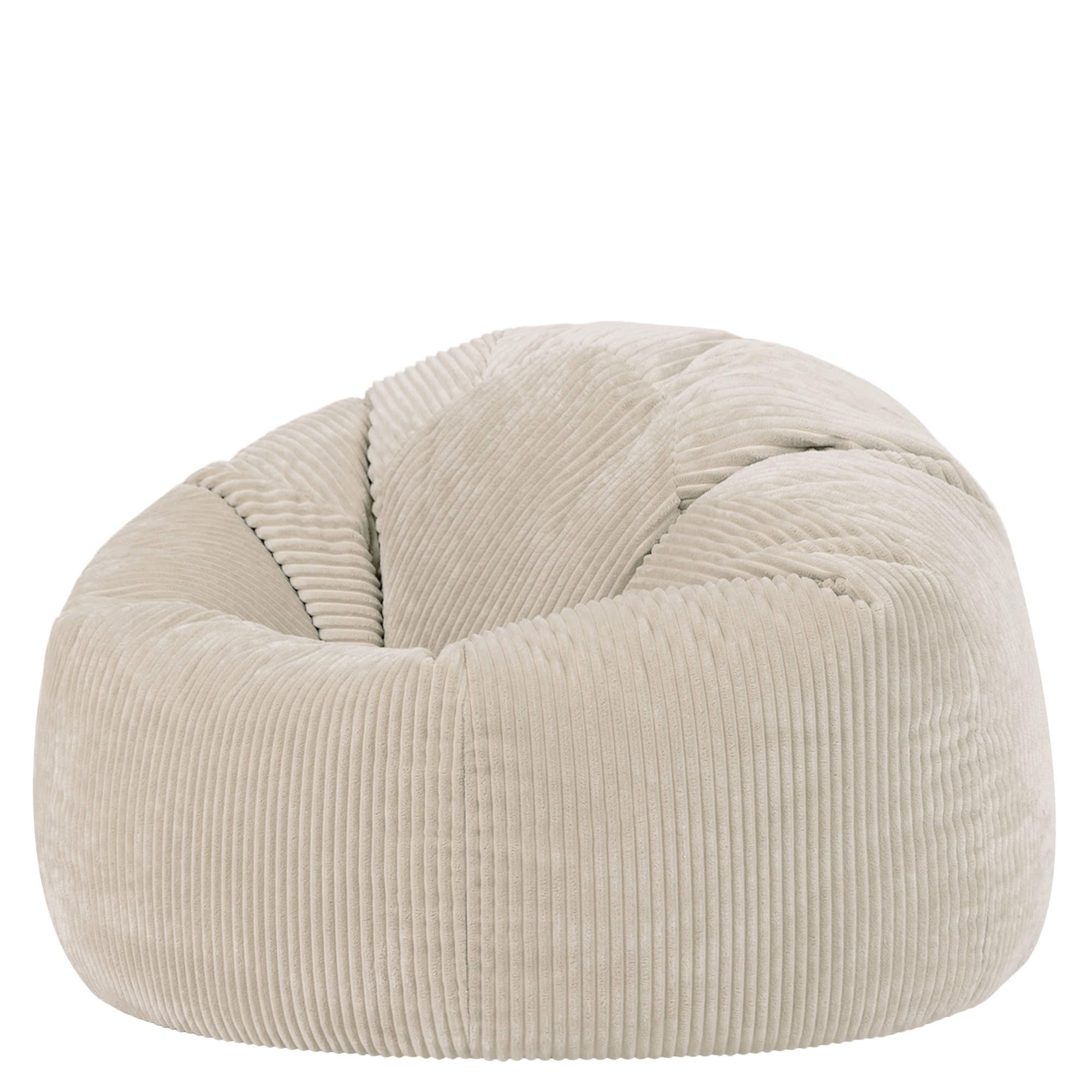 icon Sitzsack Sitzsack Erwachsene aus Cord flauschig „Kingston“, 85x50cm, M günstig online kaufen