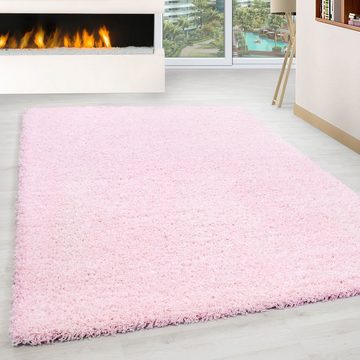 Teppich Hochflor Teppich Lux Rosa, Teppich Boss, Läufer, Höhe: 30 mm