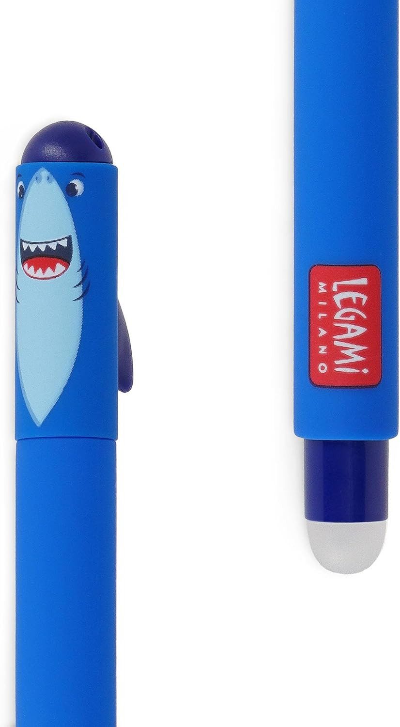 Legami Buntstift LEGAMI Erasable Gel Pen Löschbarer Gelstift – Shark
