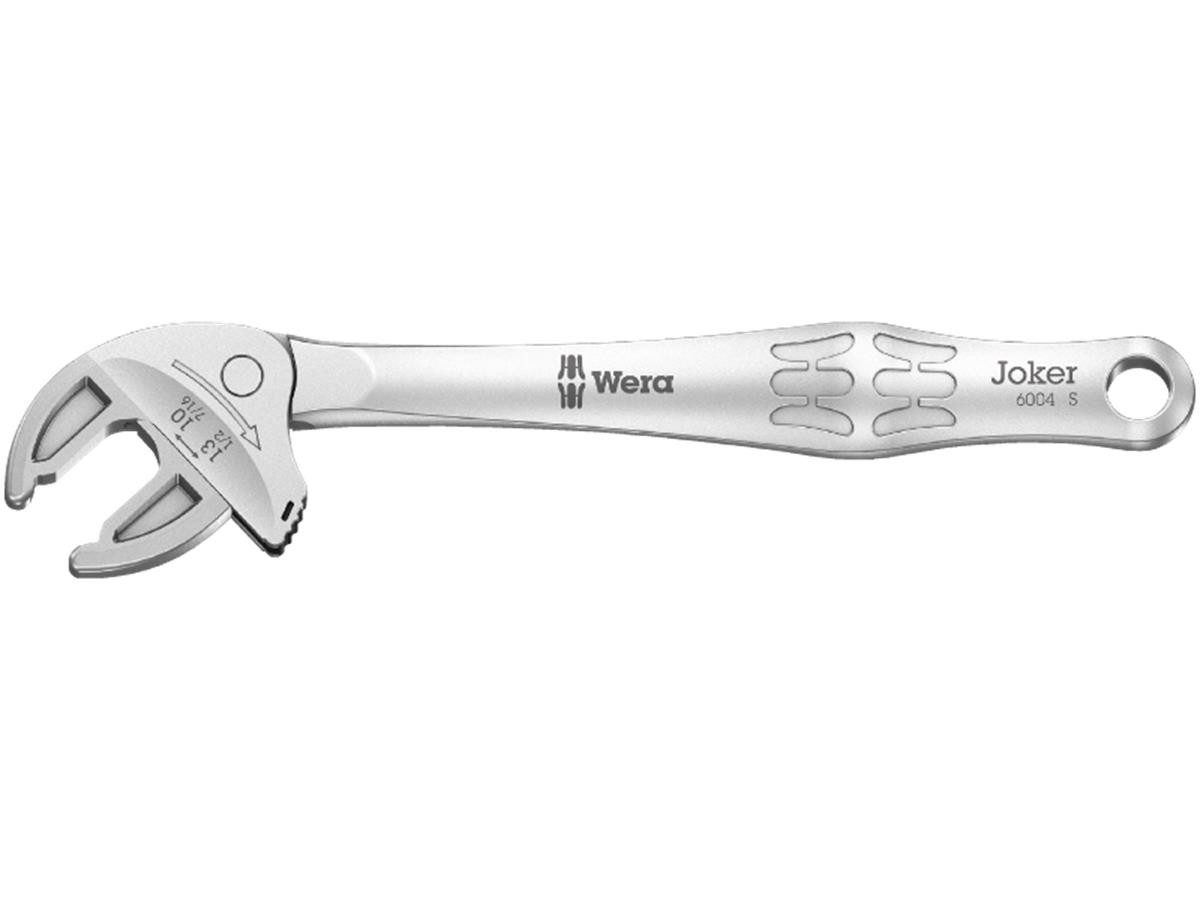 Wera Maulschlüssel Wera 6004 Joker Selbstjustierender Maulschlüssel, Hebelmechanismus, Rückschwenkwinkel von nur 30°