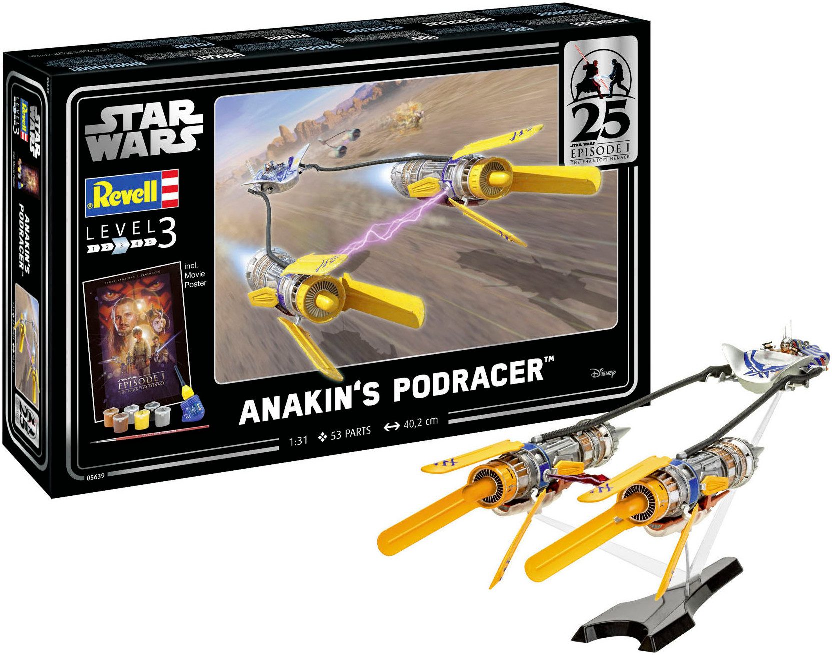 Revell® Modellbausatz Geschenkset Anakin's Podracer, Star Wars, Made in Europe