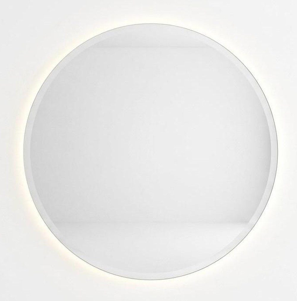 Xlmoebel Wandspiegel Runder Wandspiegel im minimalistischen Design mit LED-Beleuchtung, Made in Europa