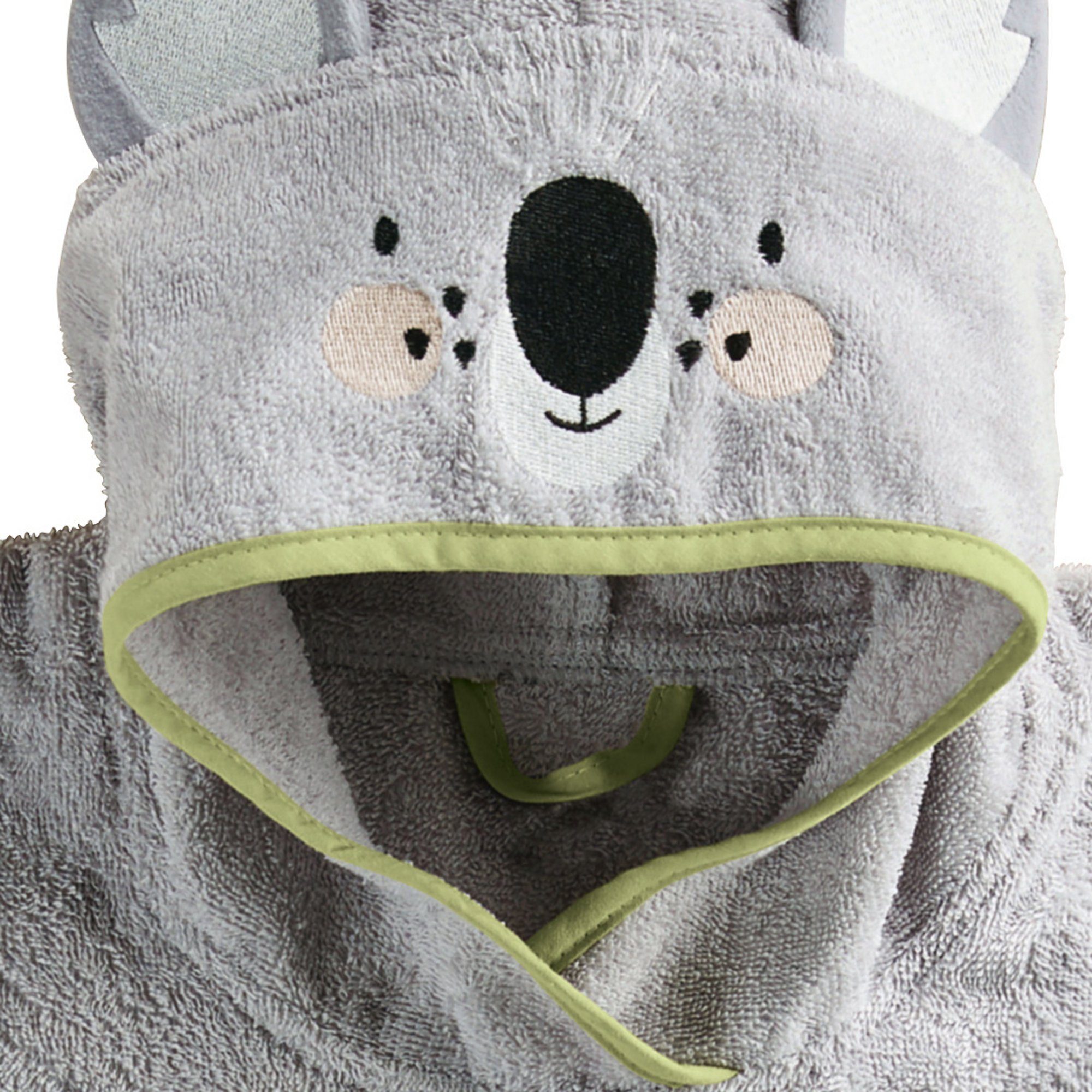 Erwin Müller Kinderbademantel Kinder-Poncho "Koala" mit Kapuze, Rückenlänge: 50 cm, Frottier, mit Kapuze, default, Walk-Frottier Tiermotiv