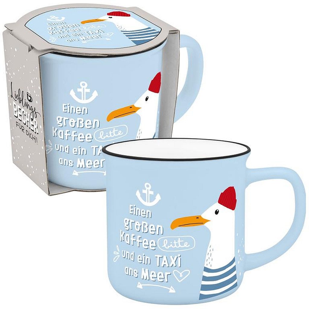 Sheepworld Tasse Tasse Lieblings-Becher Tee Kaffeetasse 0,35cl Geschenk Sheepworld, Porzellan