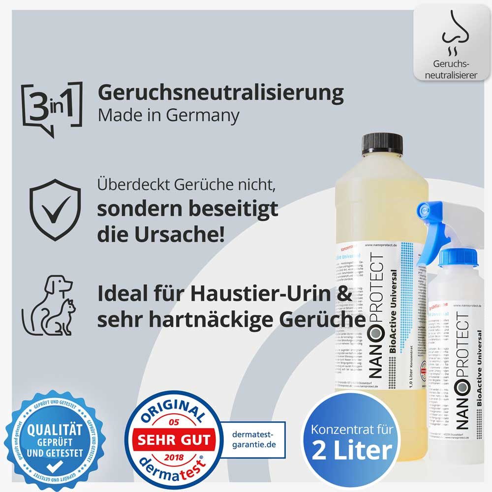 Nanoprotect Geruchsentferner BioActive Universal