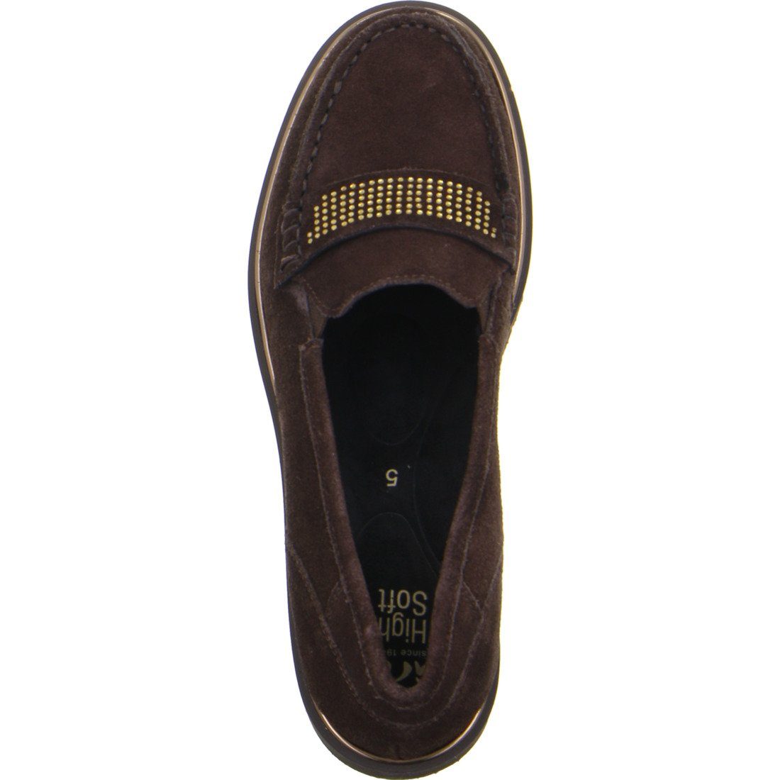 Slipper Lackleder Schuhe, Slipper Dallas Damen - 049612 Ara braun Ara