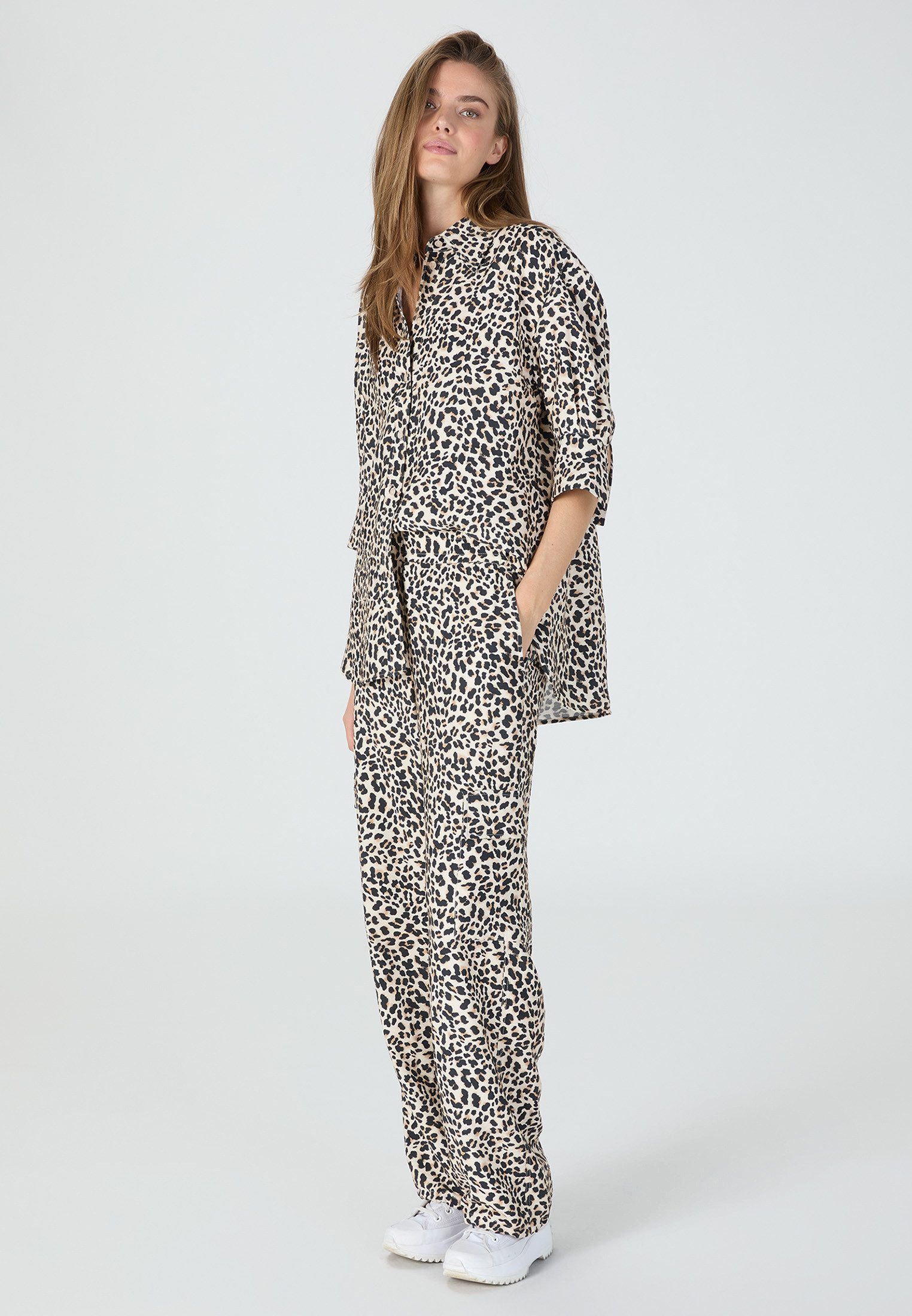 MARC AUREL Cargohose mit Leopardenprint günstig online kaufen