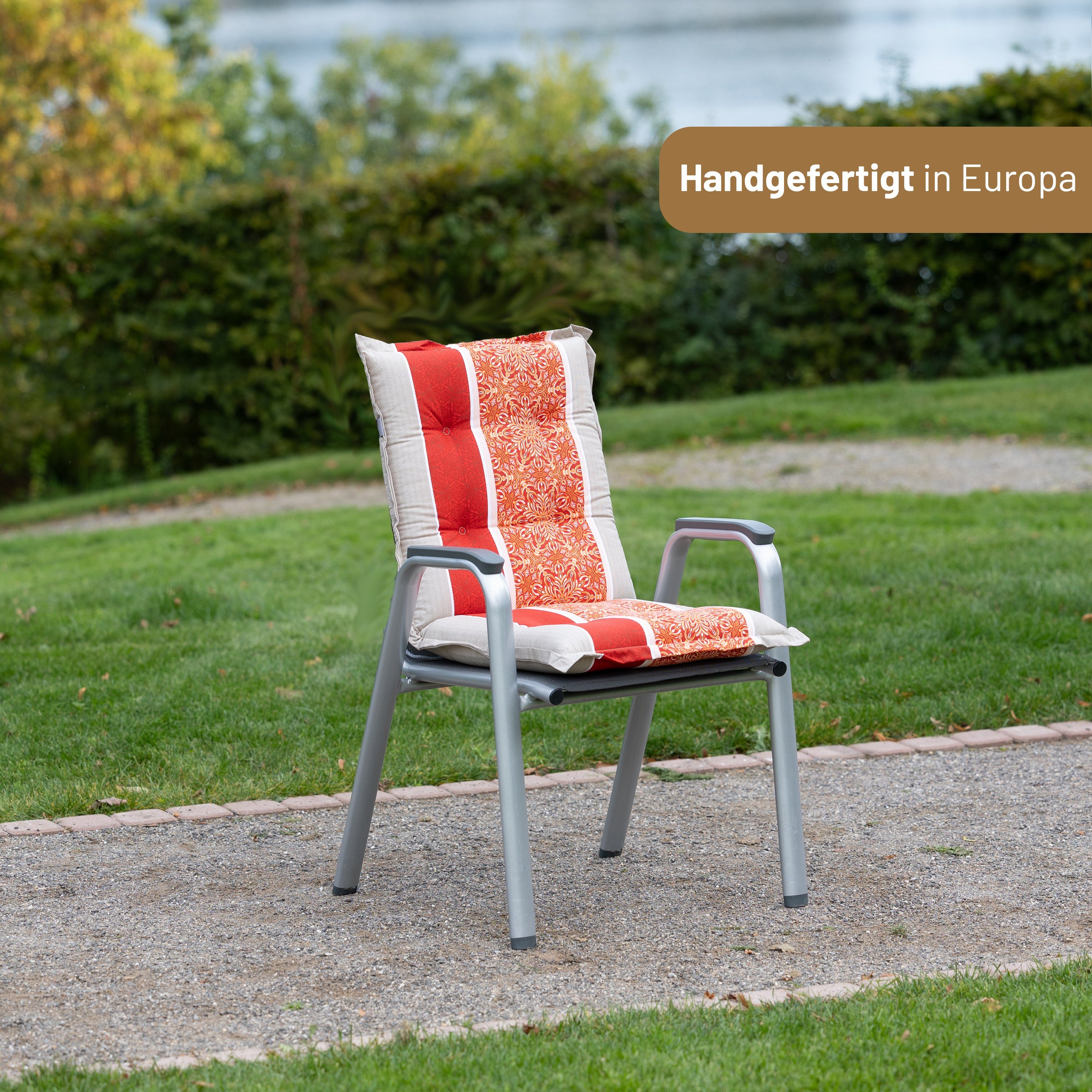 Herlag Polsterauflage Valeria, Niedriglehner 103x50x7,5cm, Design-Edition