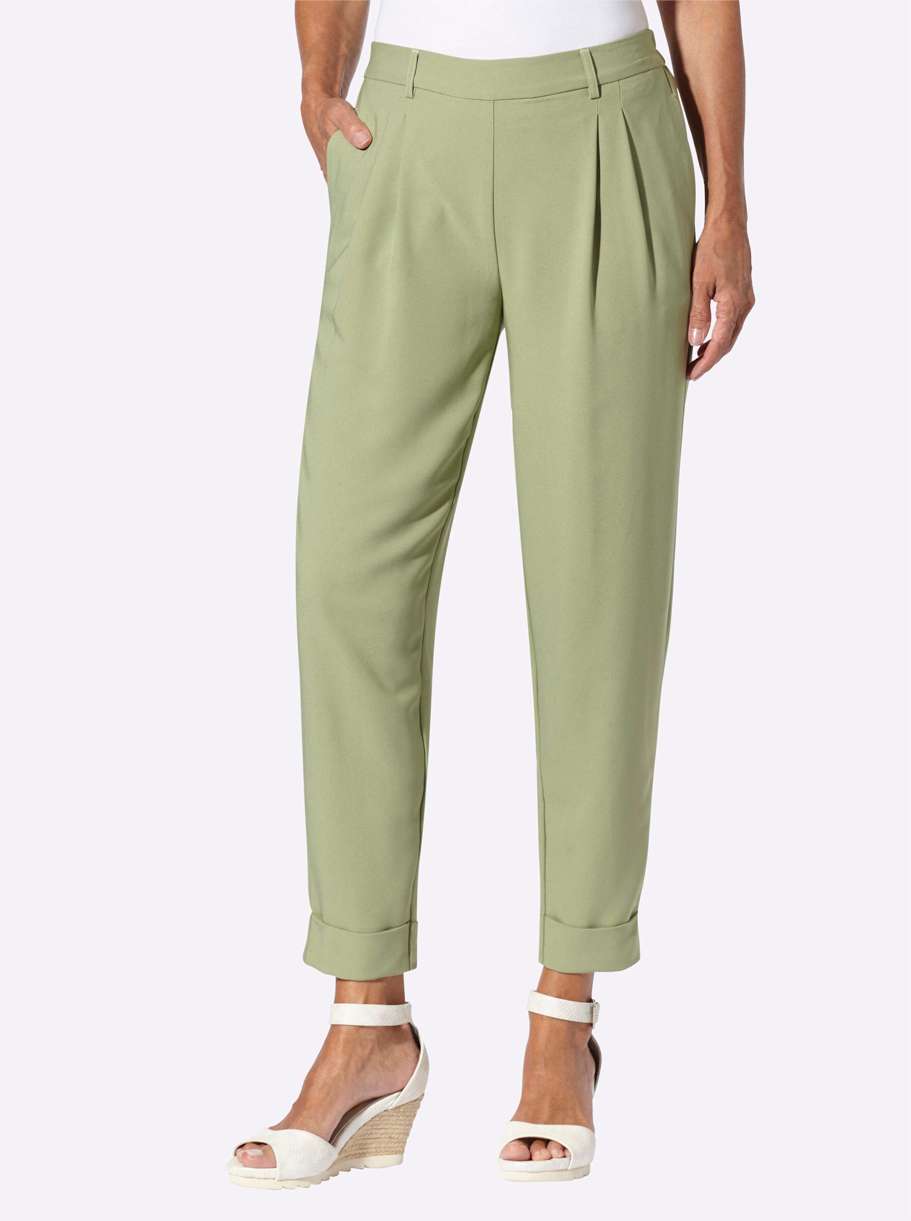 Witt Jerseyhose Bundfaltenhose komfortabel – Bild 3 von 5
