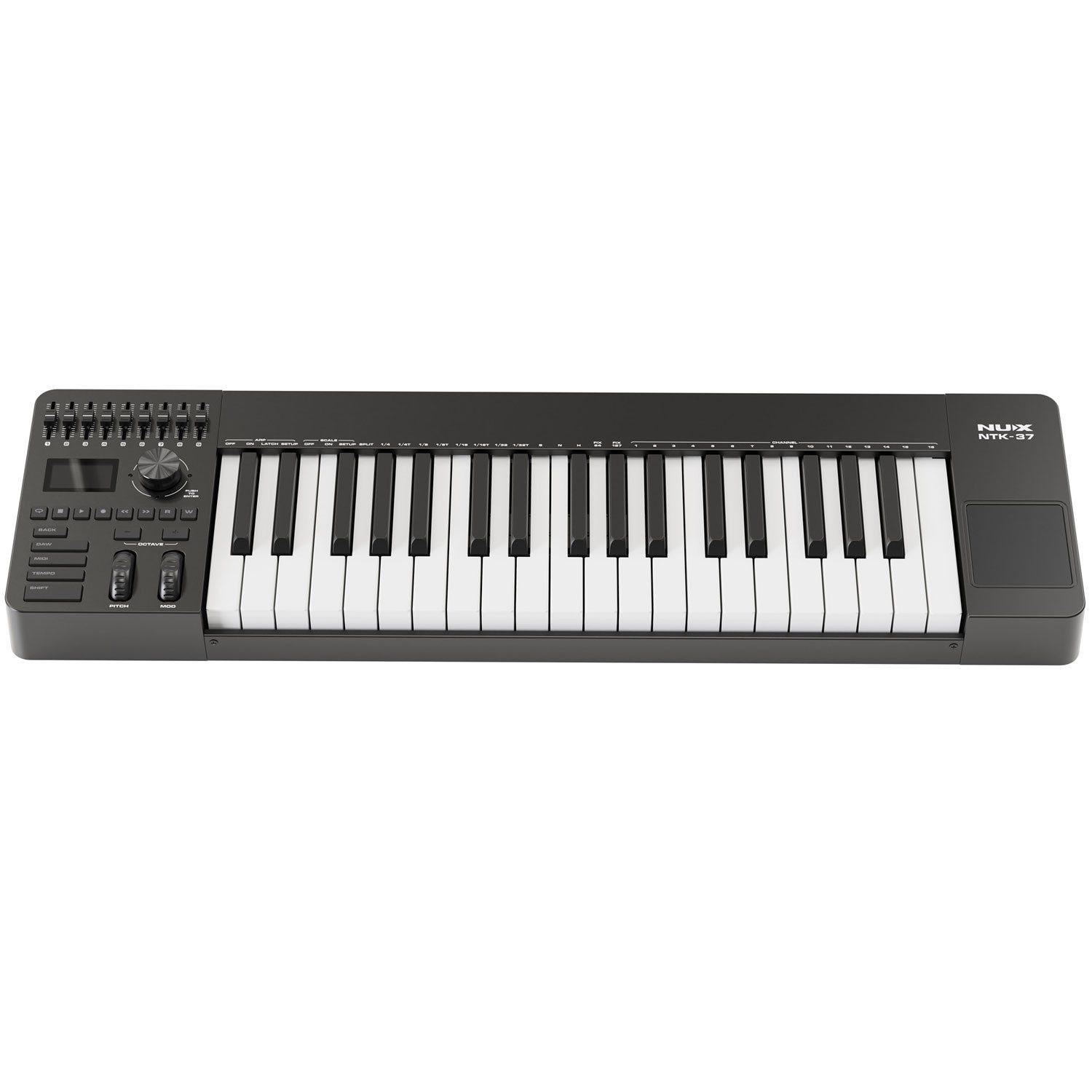 Nux Nux Keyboard NTK-37 USB MIDI Keyboard-Controller Digitales Aufnahmegerät (USB MIDI Keyboard-Controller)