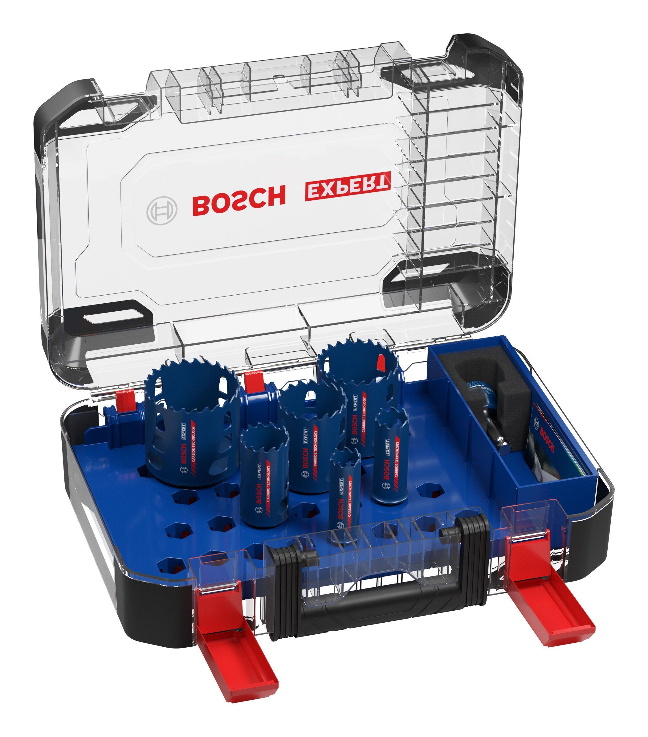 BOSCH Lochsäge Expert Tough Material, 9 Teile, Set, 22/25/35/51/60/68 mm, 9-teilig