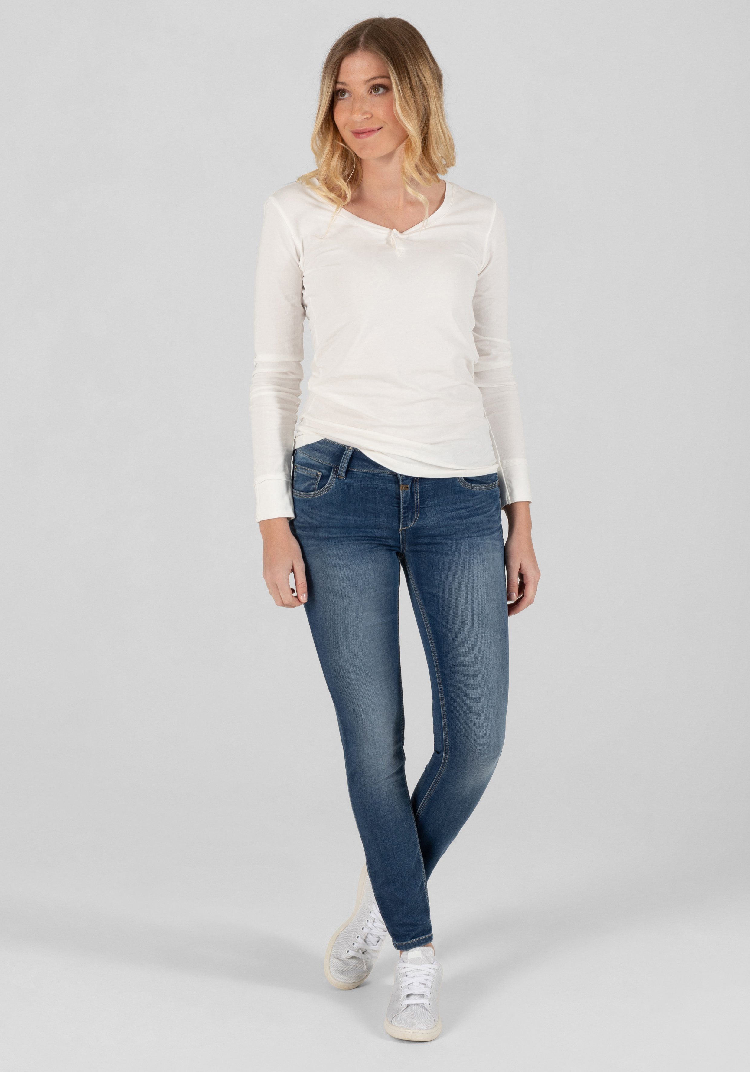 TIMEZONE 5-Pocket-Jeans Tight AleenaTZ – Bild 4 von 5