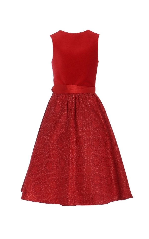 Berwin Dirndl Samtdirndl - rot günstig online kaufen