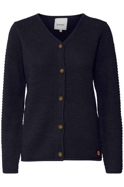 OXMO Cardigan OXHelga Damen Feinstrick Cardigan/Strickjacke