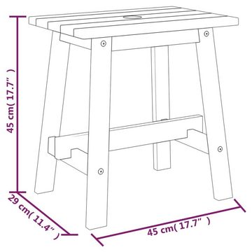 vidaXL Hocker Hocker 45x29x45 cm Rechteckig Massivholz Akazie (1 St)