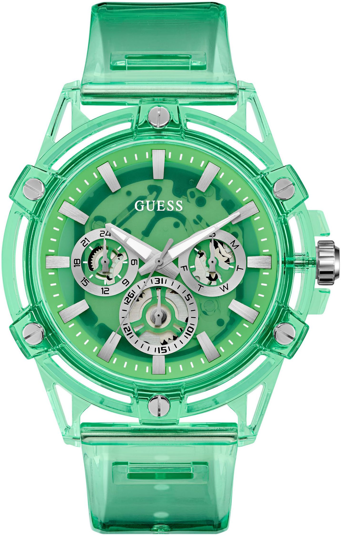 Guess Multifunktionsuhr KING GW0806G6, Quarzuhr, Armbanduhr, Herrenuhr, Dat günstig online kaufen